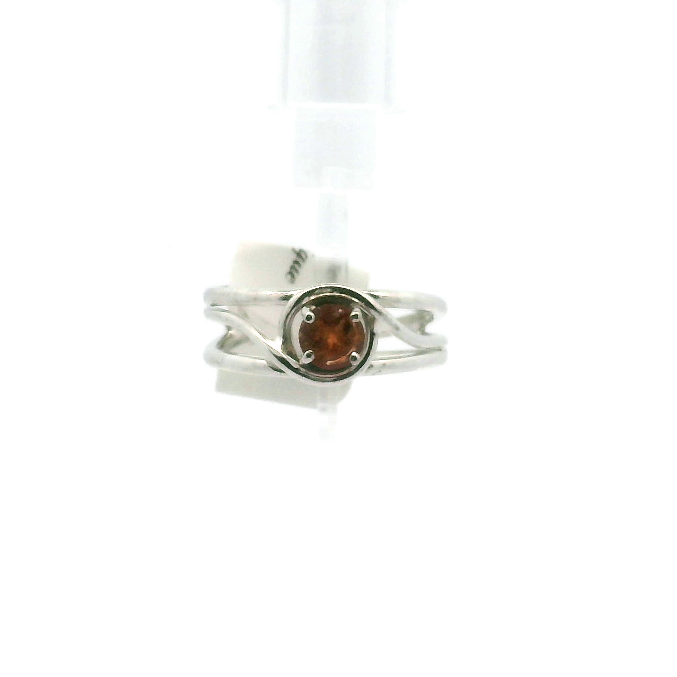 Mozambique Sapphire Midi Cuff Ring .925 Sterling Silver for Wealth and Empowerment
