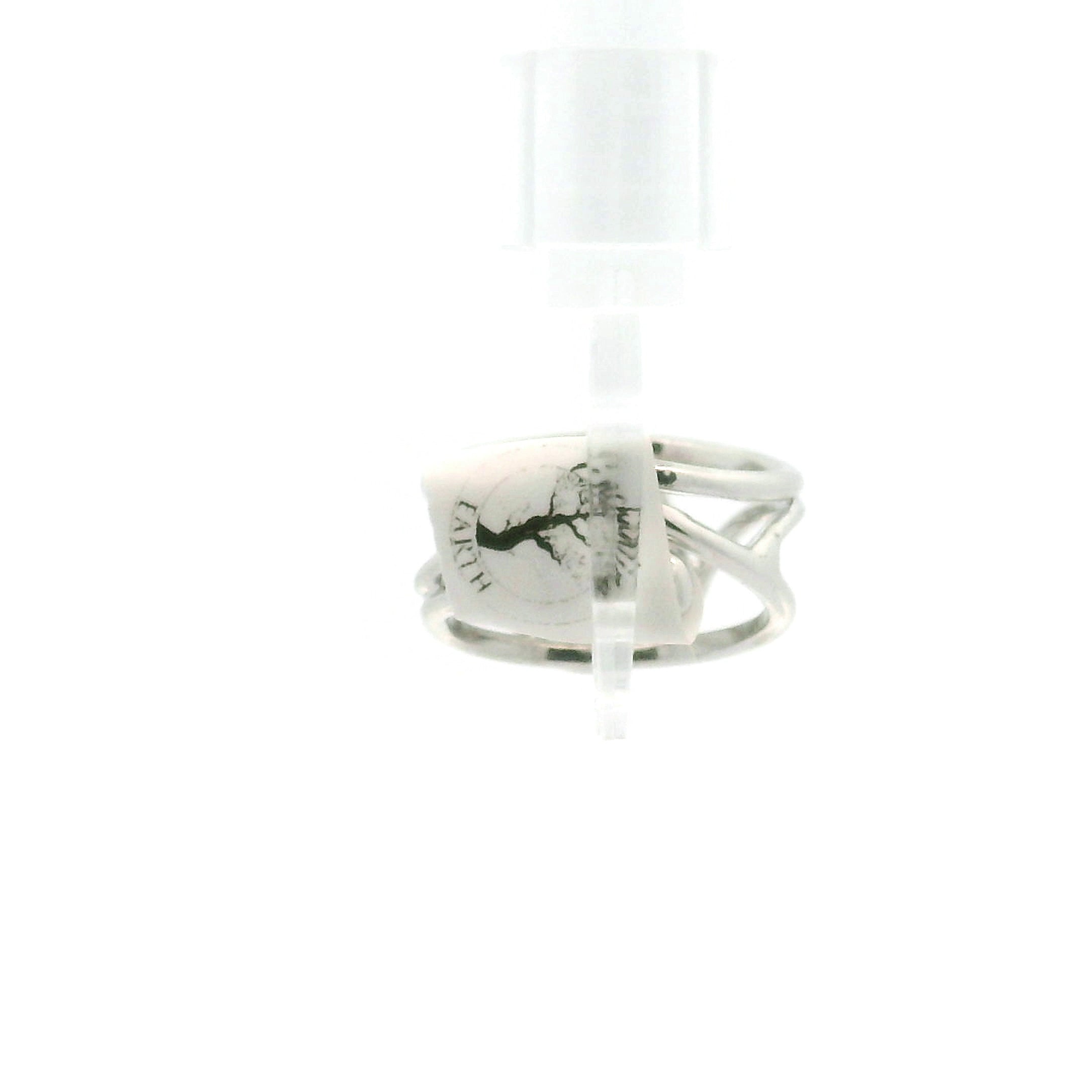 Paraiba Tourmaline Teardrop Cuff Ring .925 Silver for Spiritual Awareness