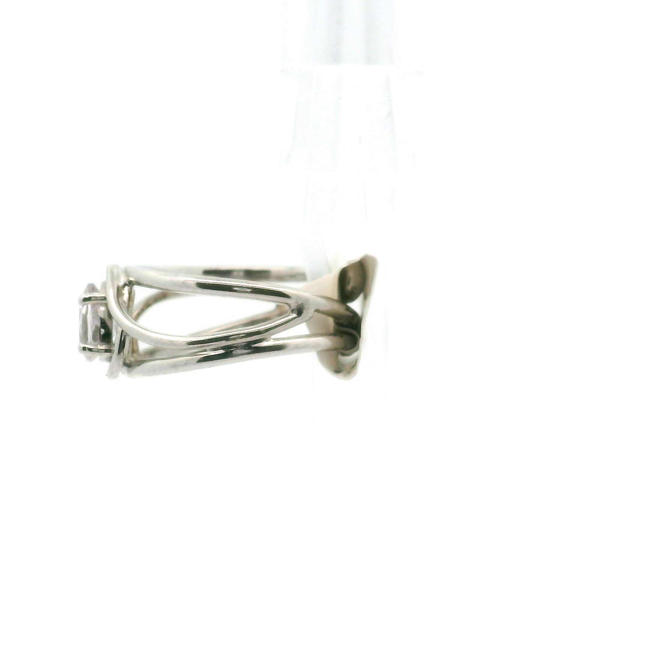 Kunzite Midi Cuff Ring .925 Silver for Emotional Healing, Joy and Love