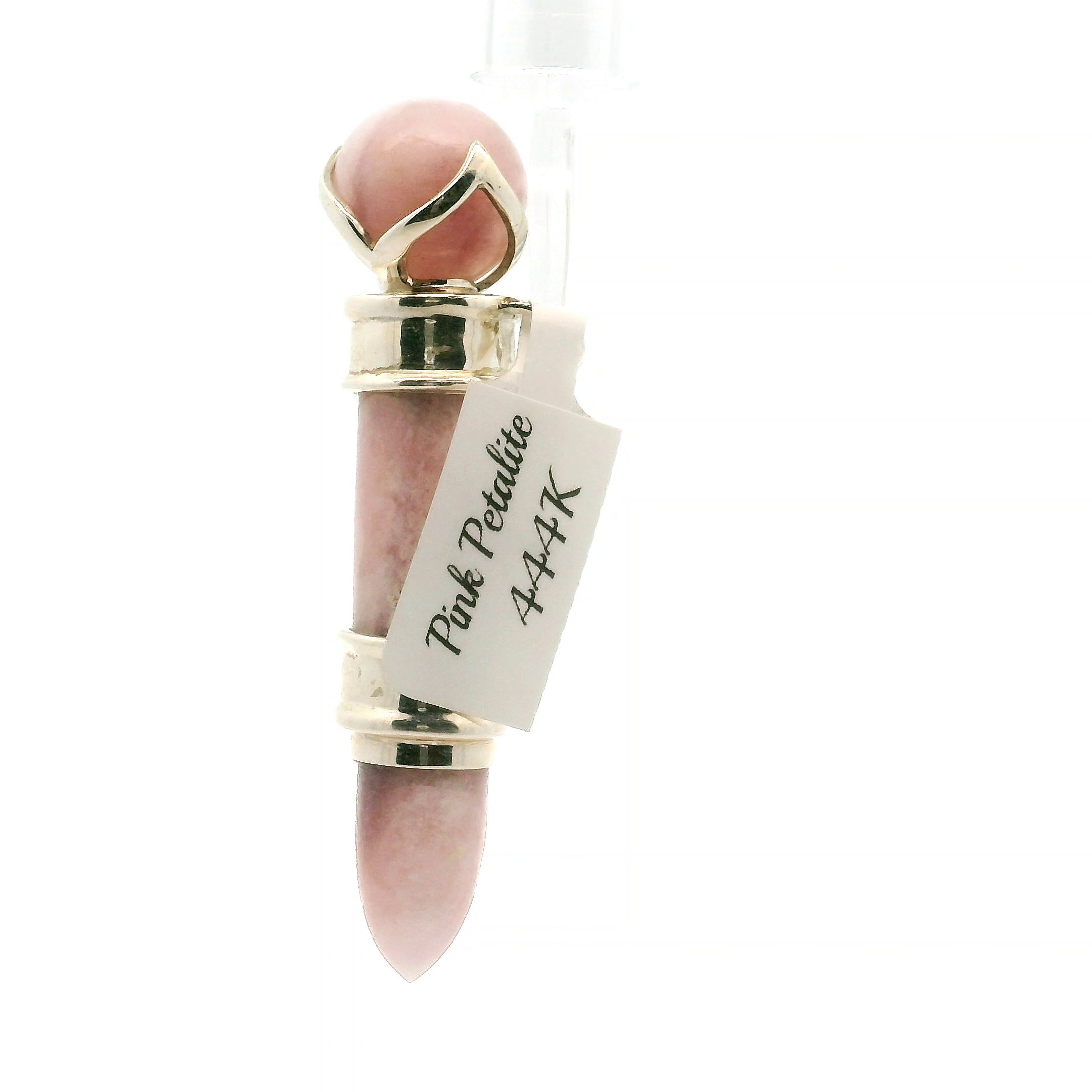 Pink Petalite Wandlet .925 Silver for Love, Romance and Peace