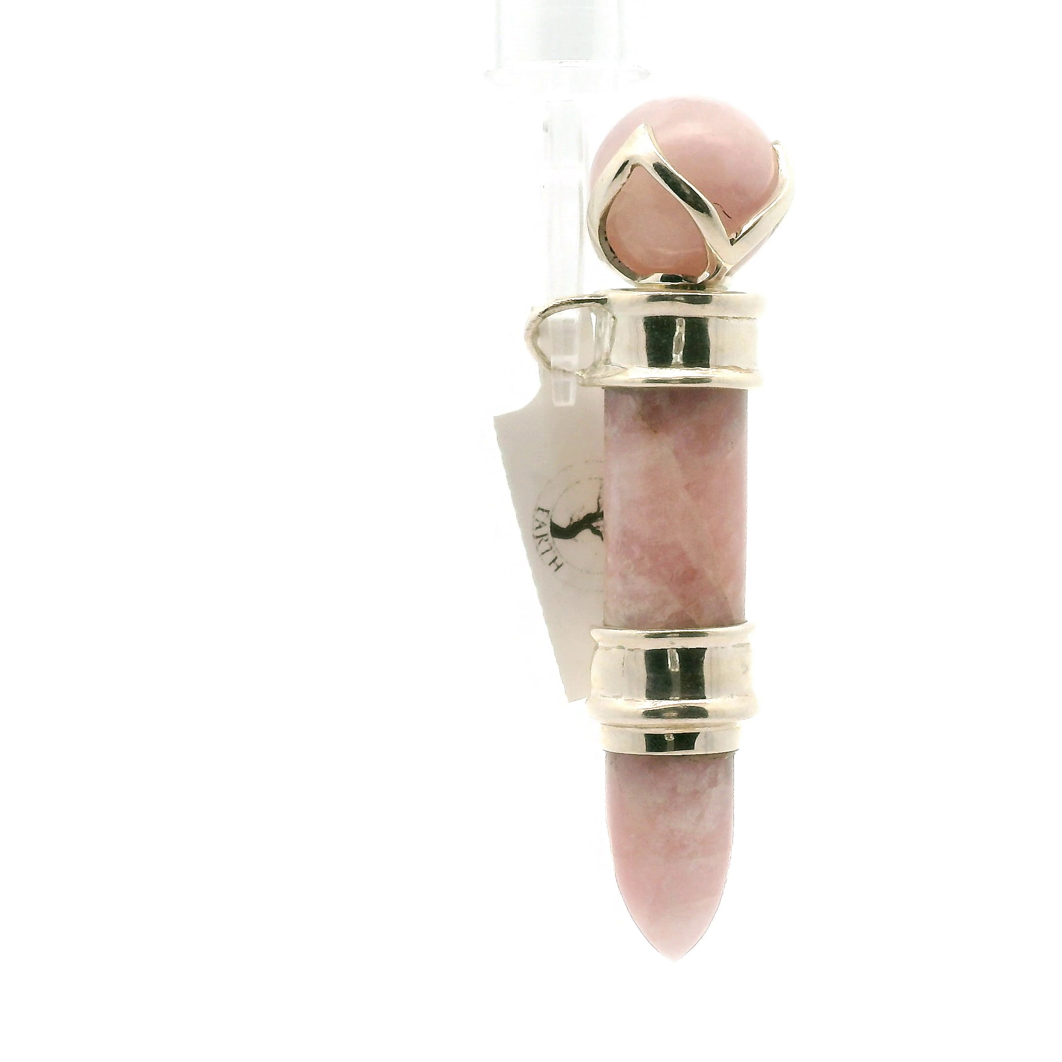 Pink Petalite Wandlet .925 Silver for Love, Romance and Peace