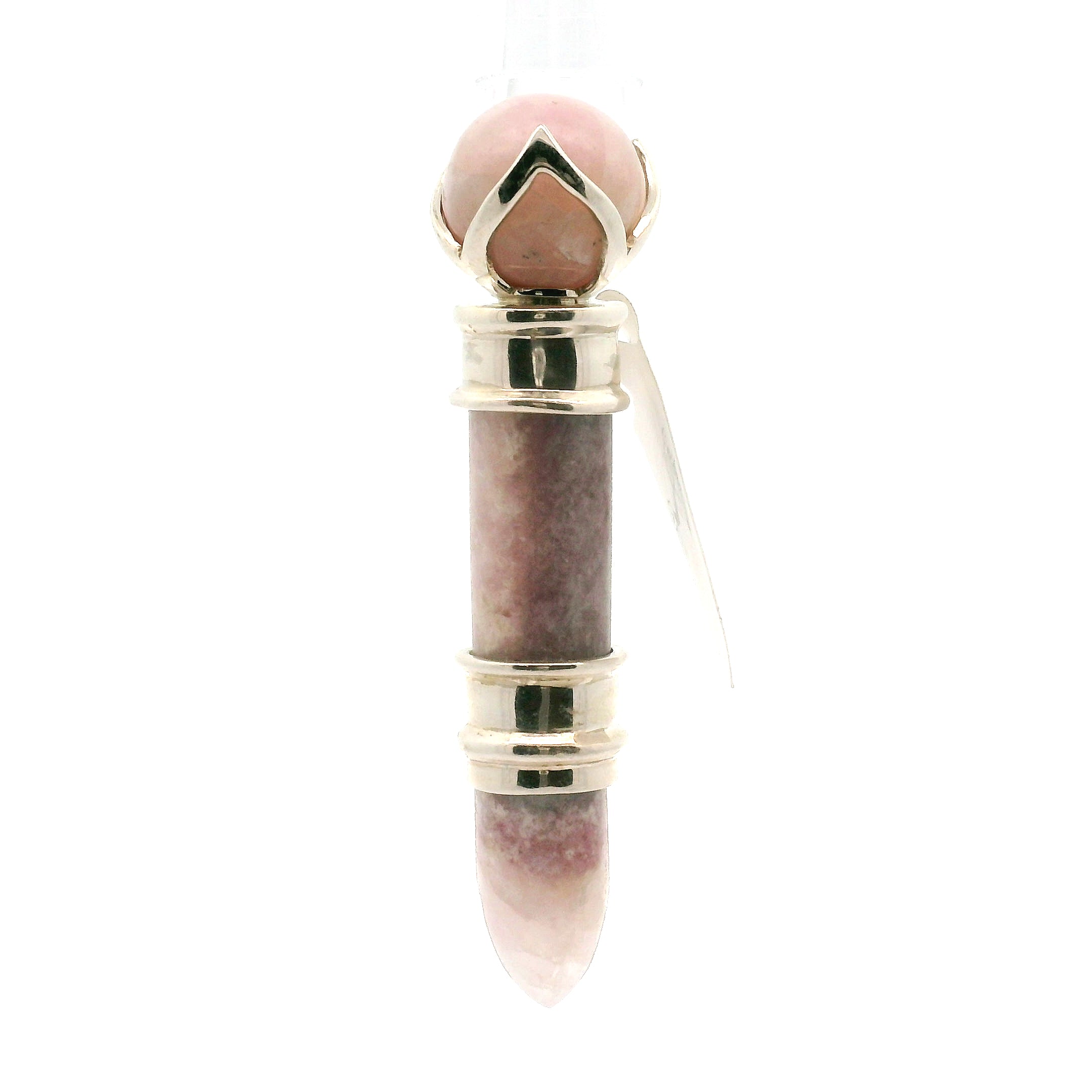 Pink Petalite Wandlet .925 Silver for Love, Romance and Peace