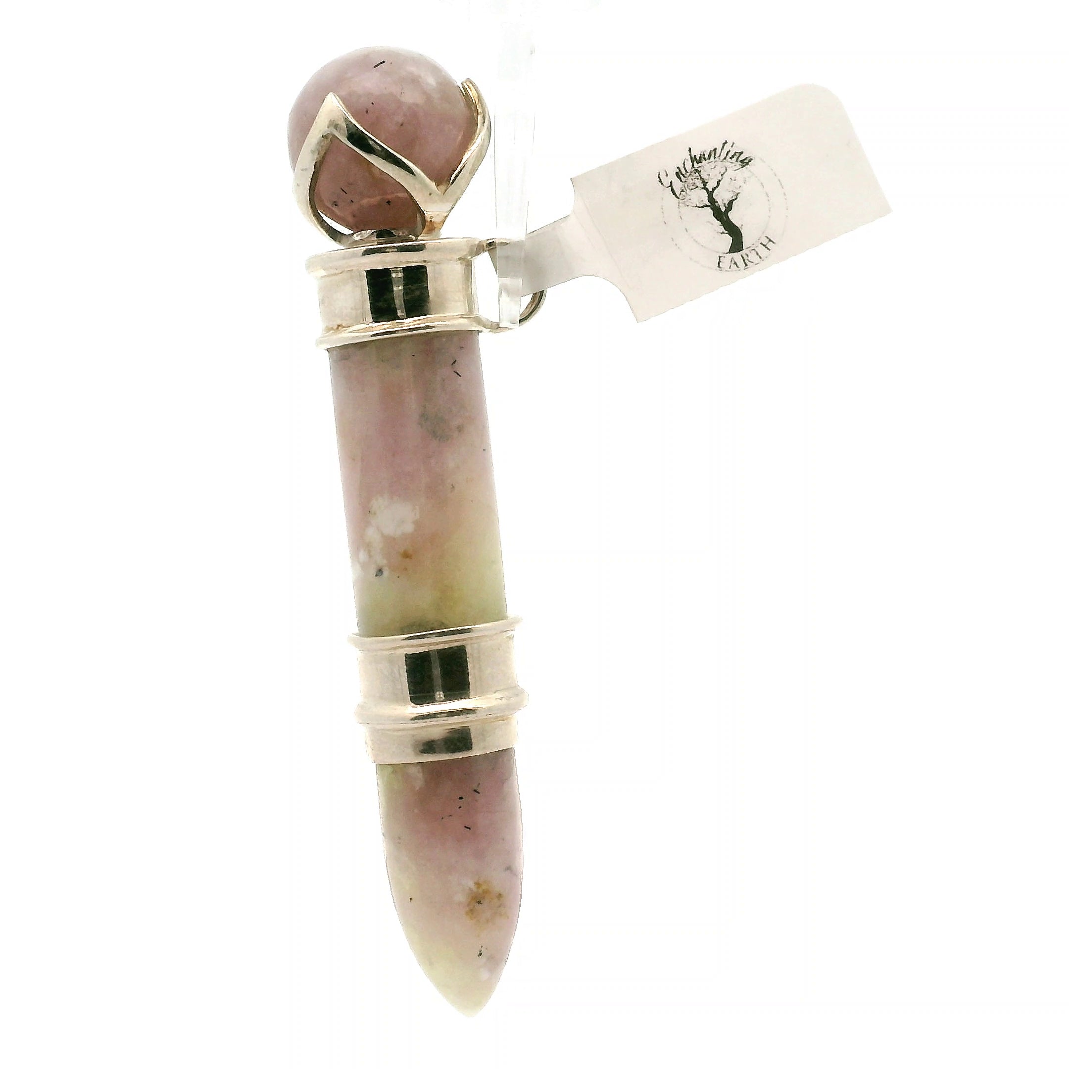 Greenland Hackmanite Wandlet .925 Silver for Enhanced Meditation and Spiritual Awakening