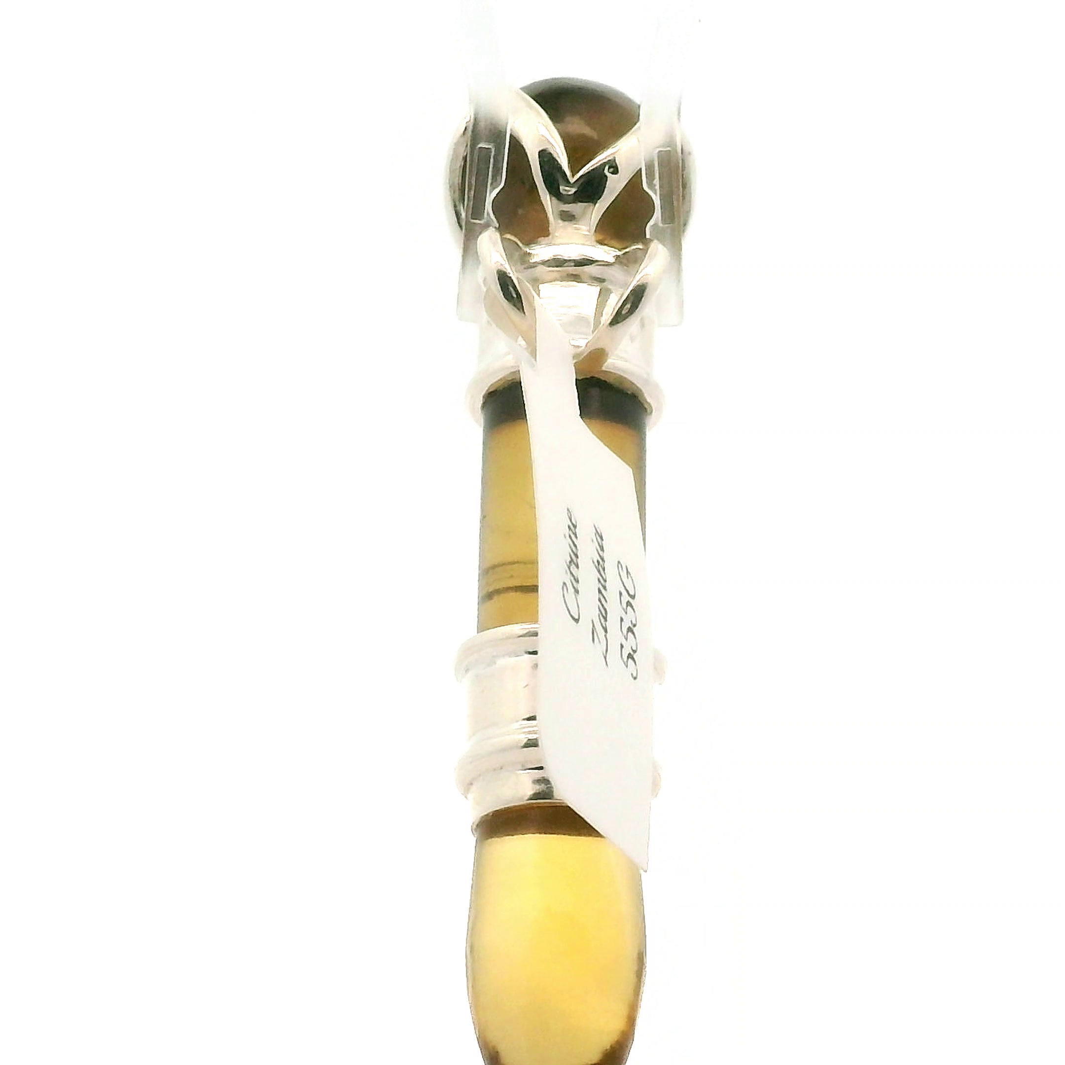Citrine Wandlet .925 Silver for Fortune and Prosperity