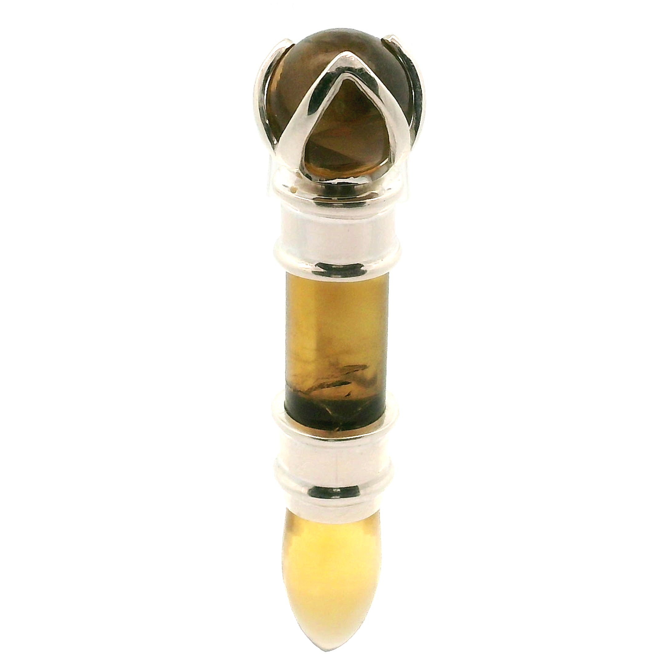 Citrine Wandlet .925 Silver for Fortune and Prosperity