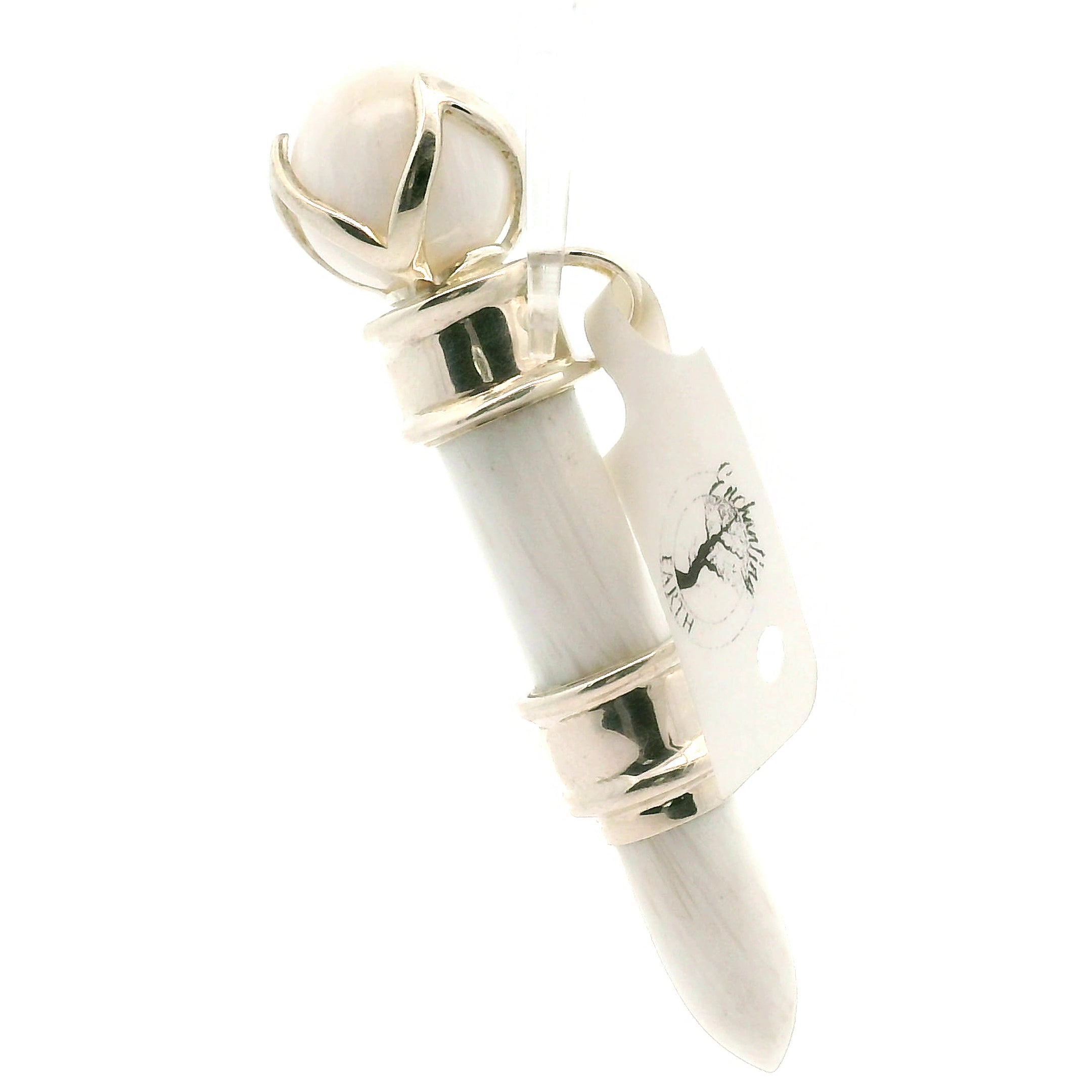 Scolecite Wandlet .925 Silver for Inner Peace and Tranquility