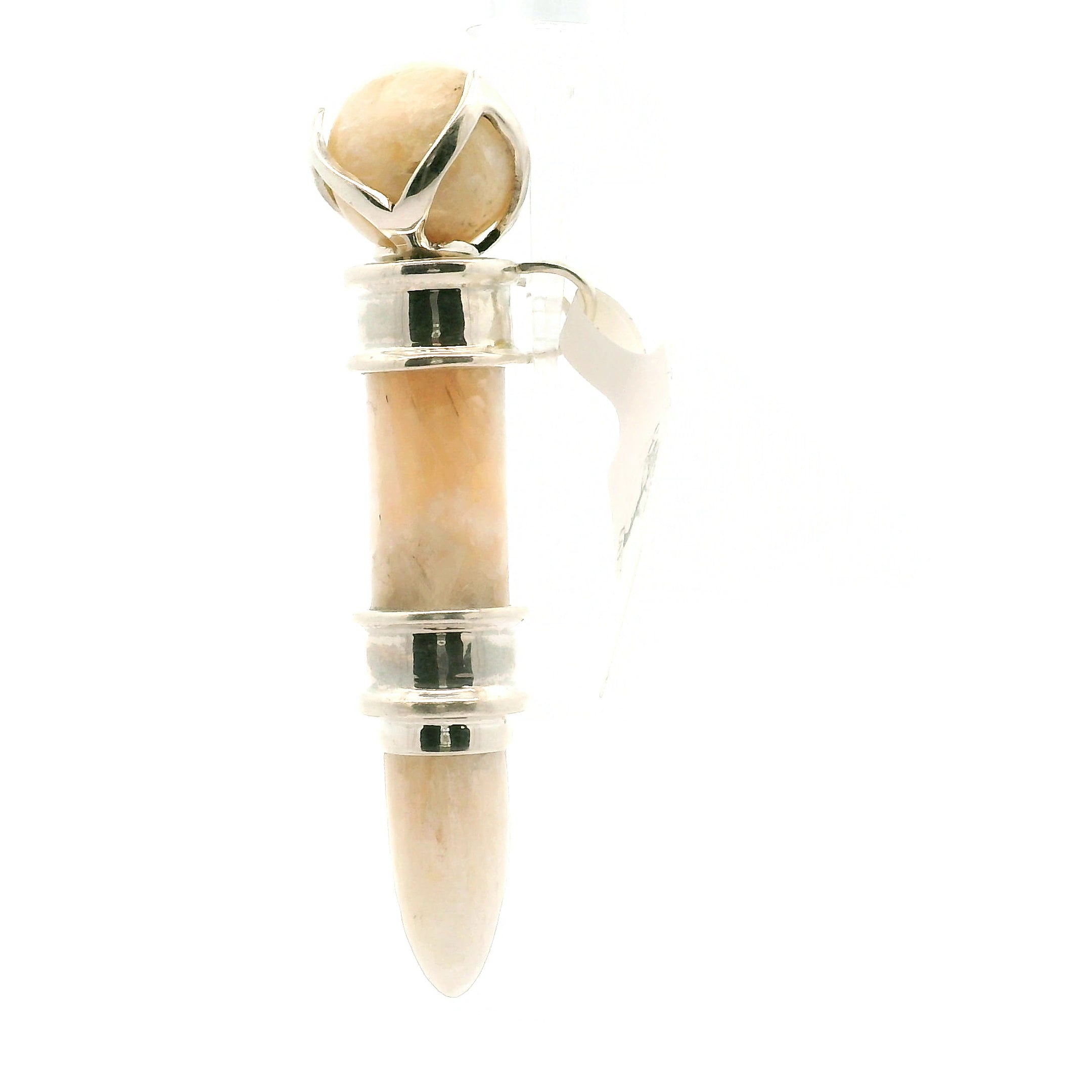 Stilbite Wandlet .925 Silver for Clarity and Spiritual Awakening