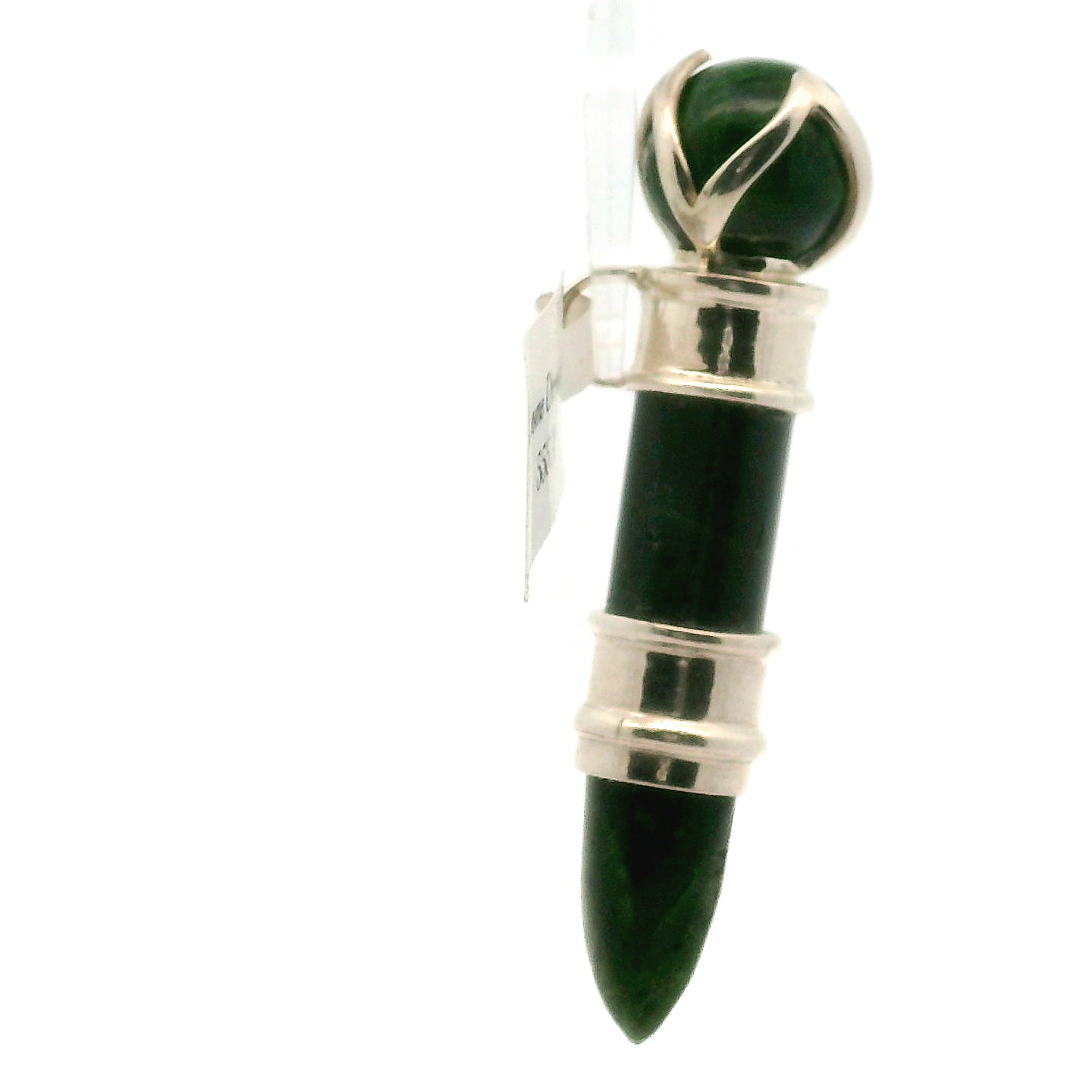 Chrome Diopside Wandlet .925 Silver for Healing and Intention Setting
