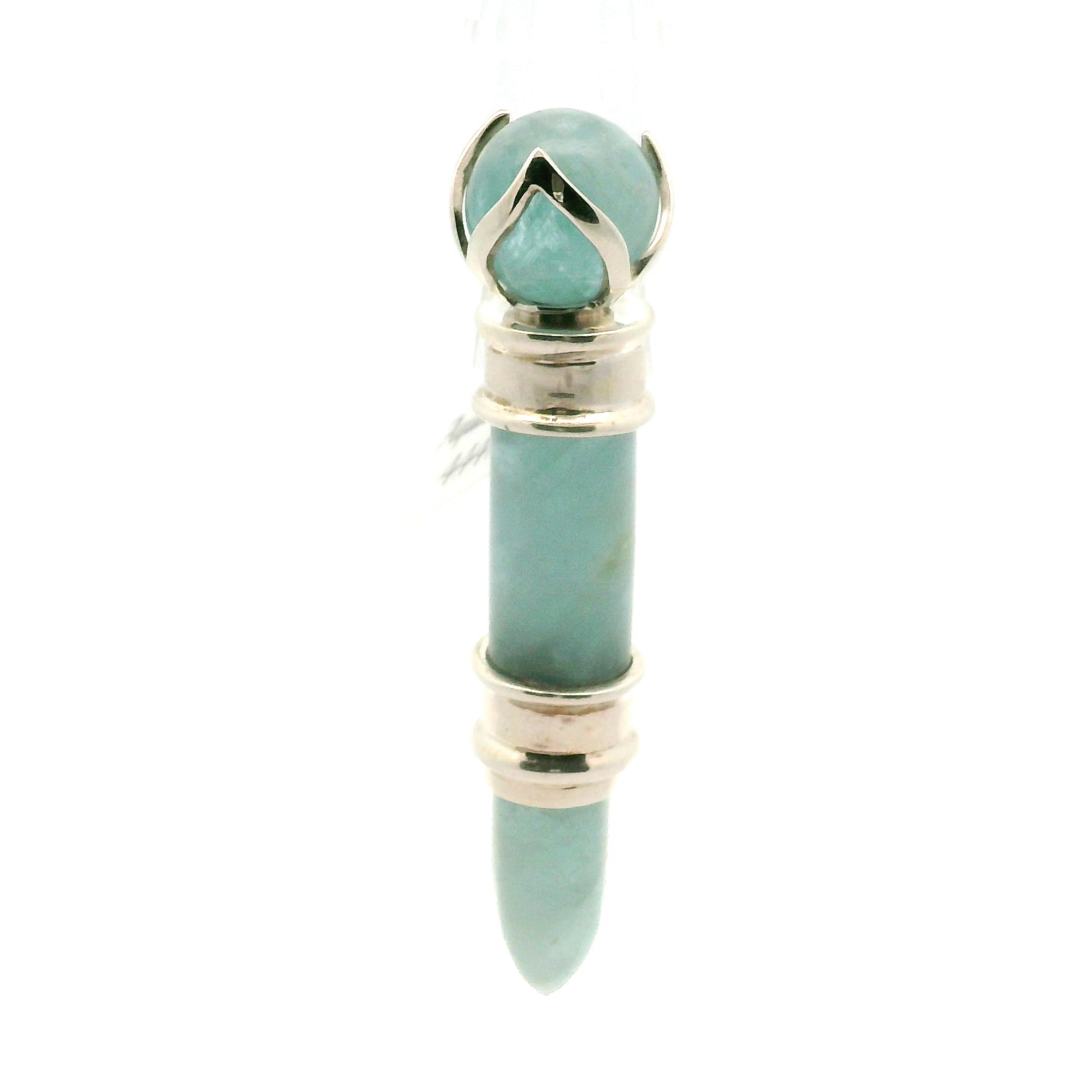 Aquamarine Wandlet .925 Silver for Courage and Truth