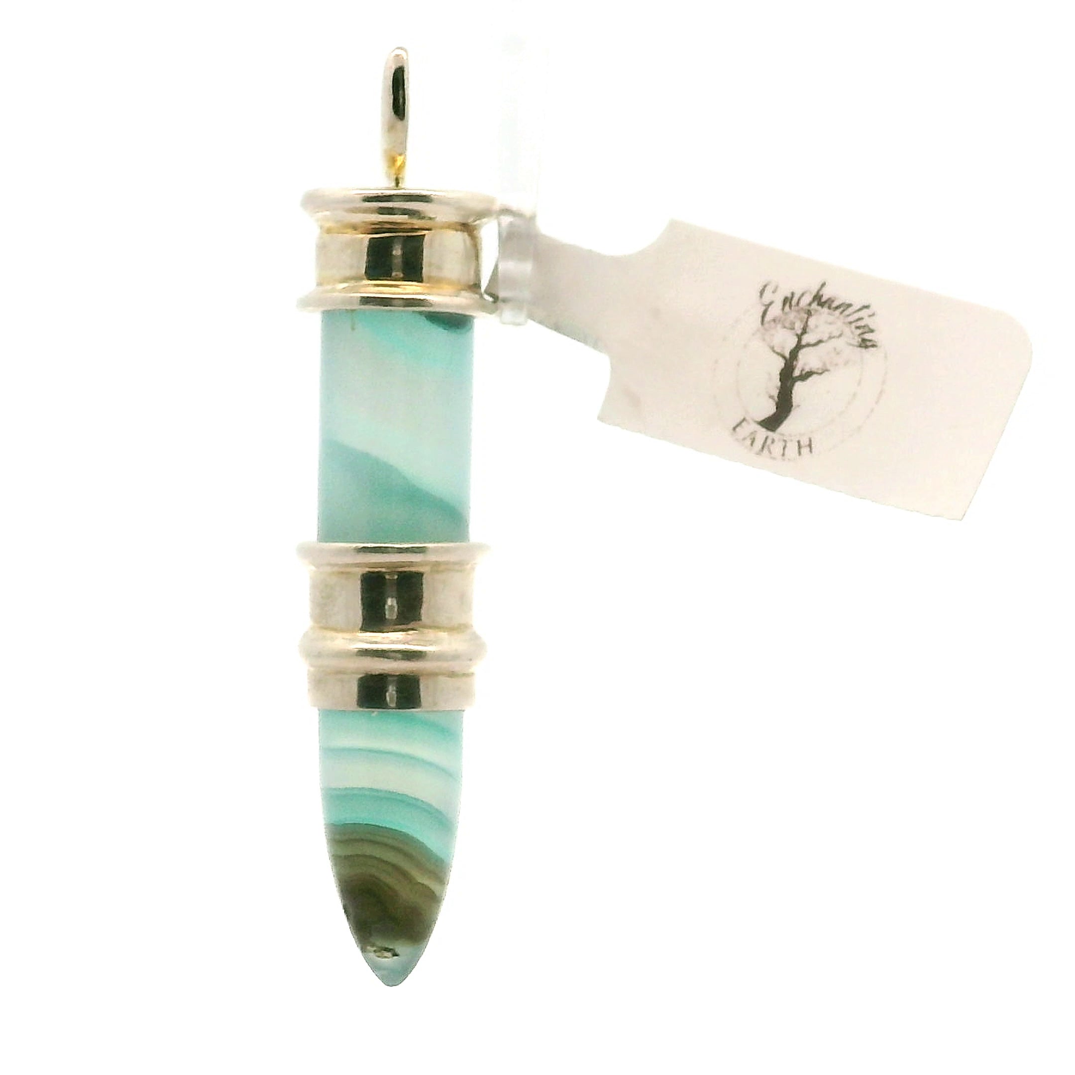 Smithsonite Wandlet .925 Silver for Clarity and Compassion