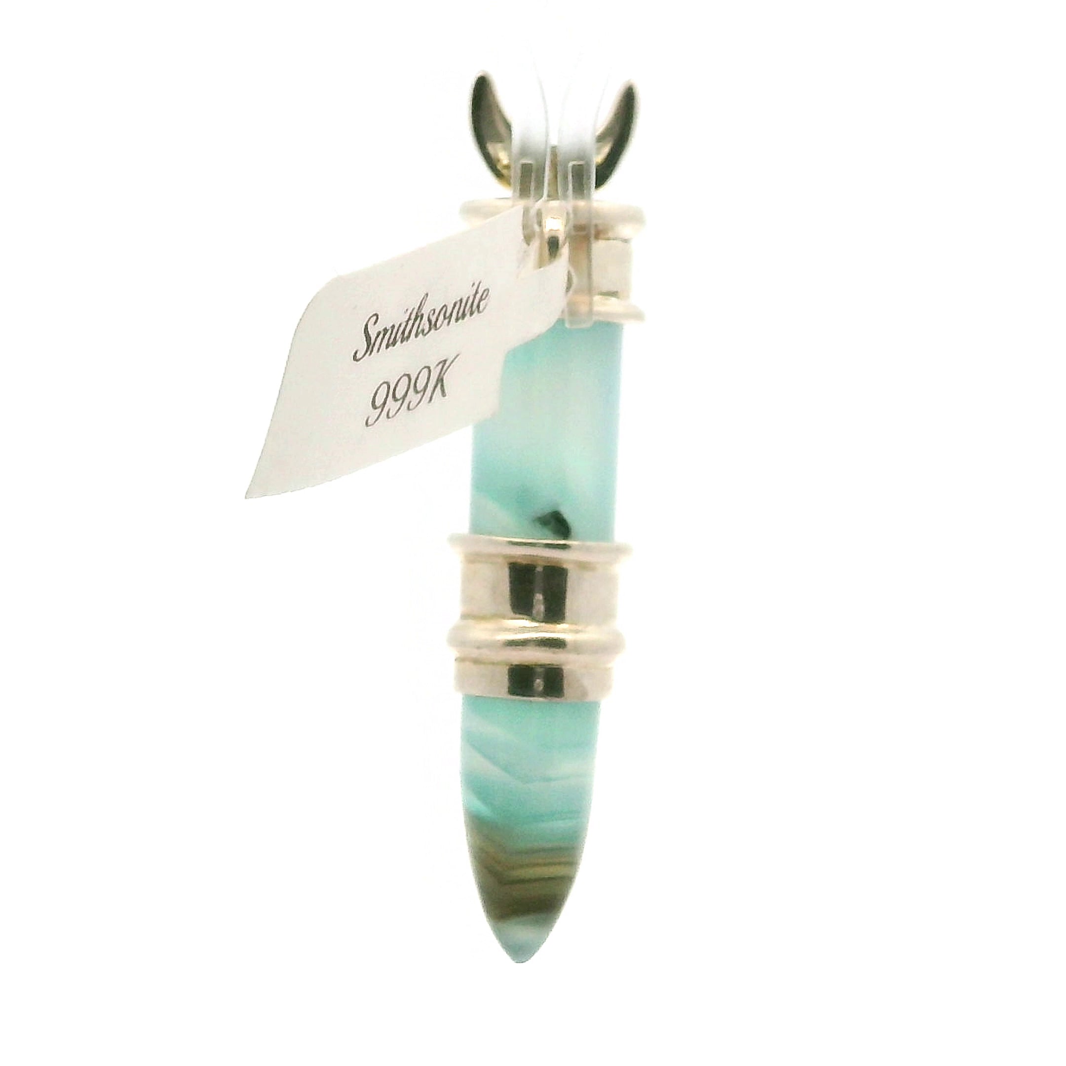 Smithsonite Wandlet .925 Silver for Clarity and Compassion