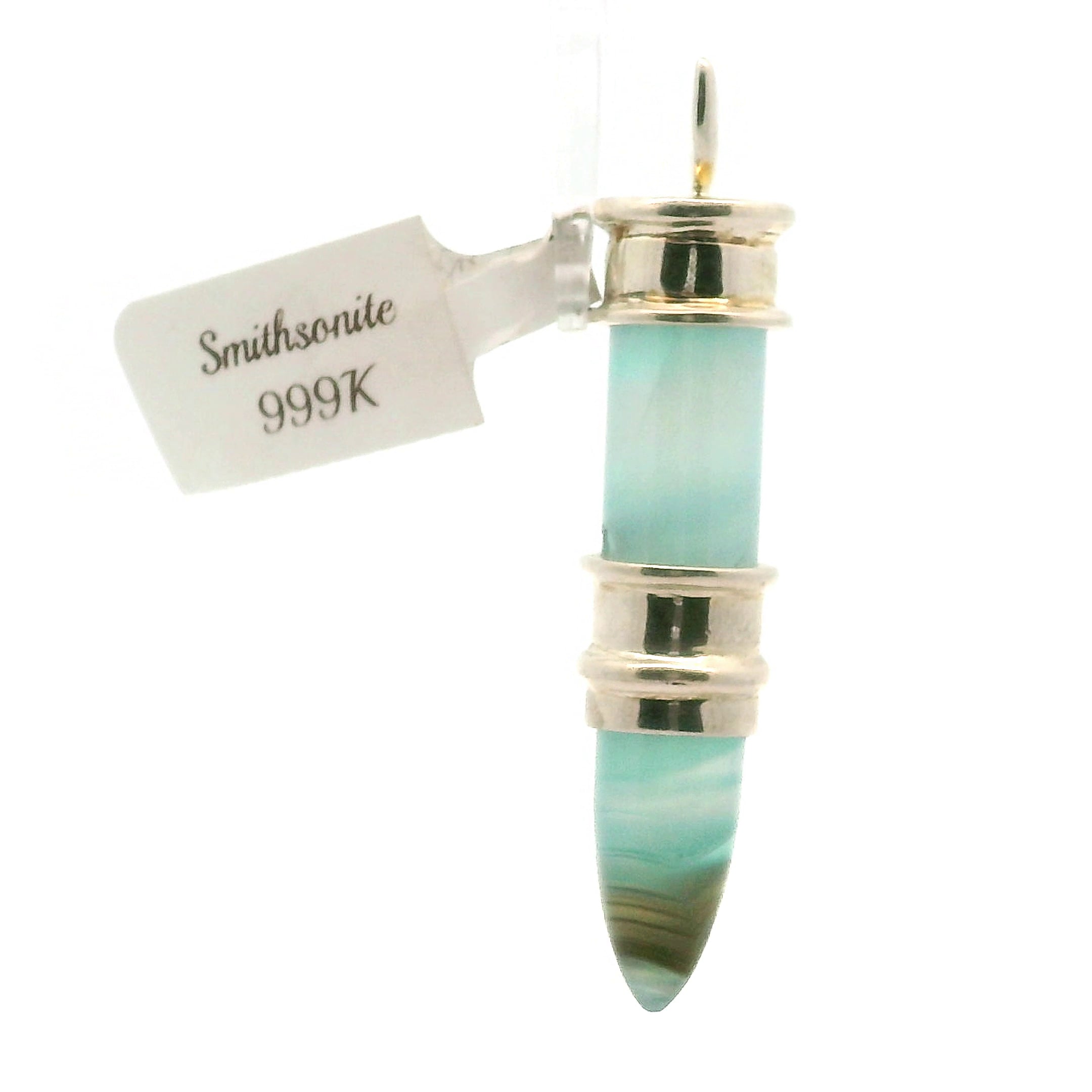 Smithsonite Wandlet .925 Silver for Clarity and Compassion