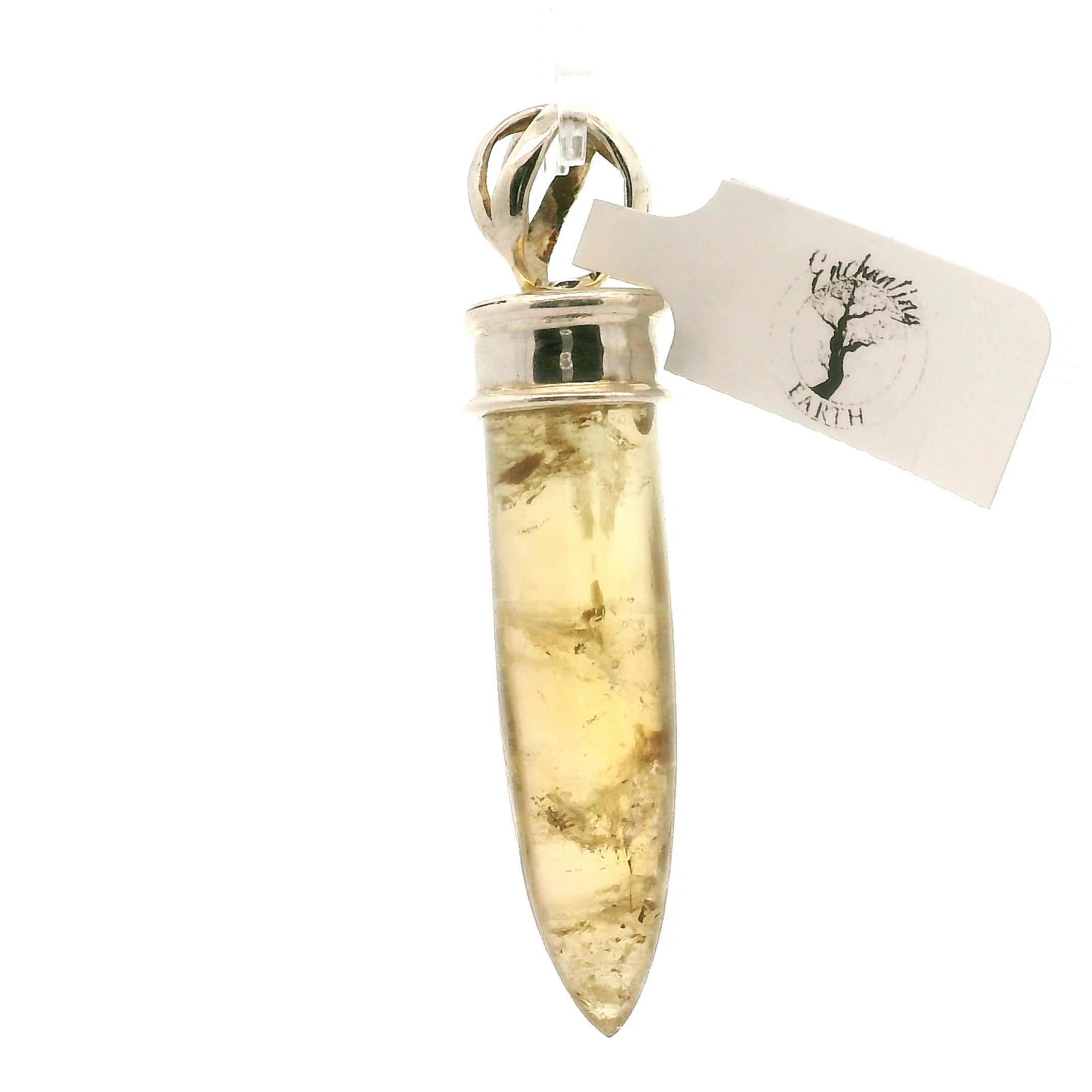 Citrine Wandlet .925 Silver for Prosperity and Fortune