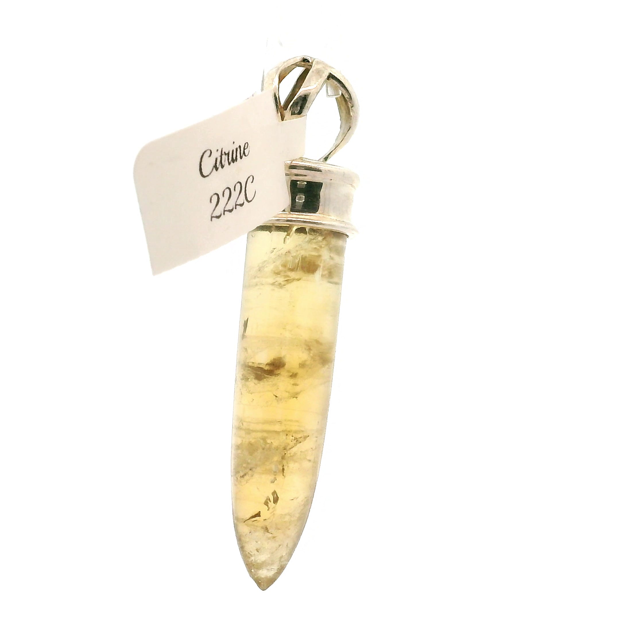 Citrine Wandlet .925 Silver for Prosperity and Fortune