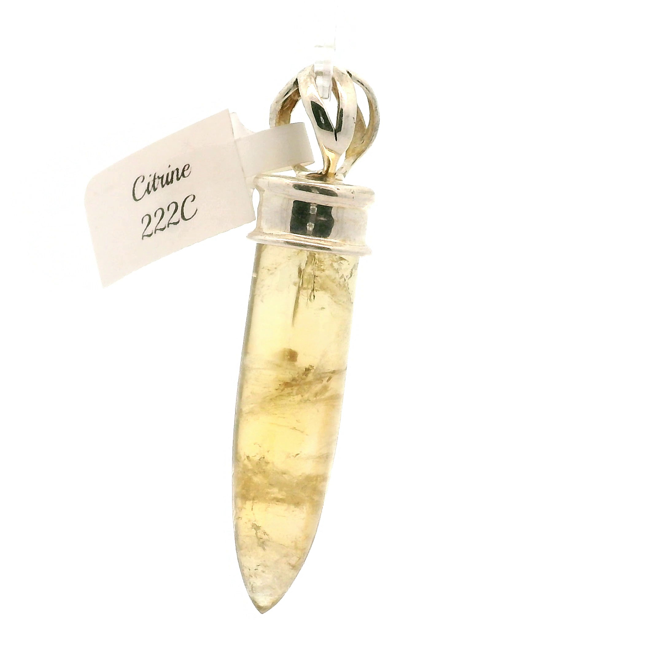Citrine Wandlet .925 Silver for Prosperity and Fortune