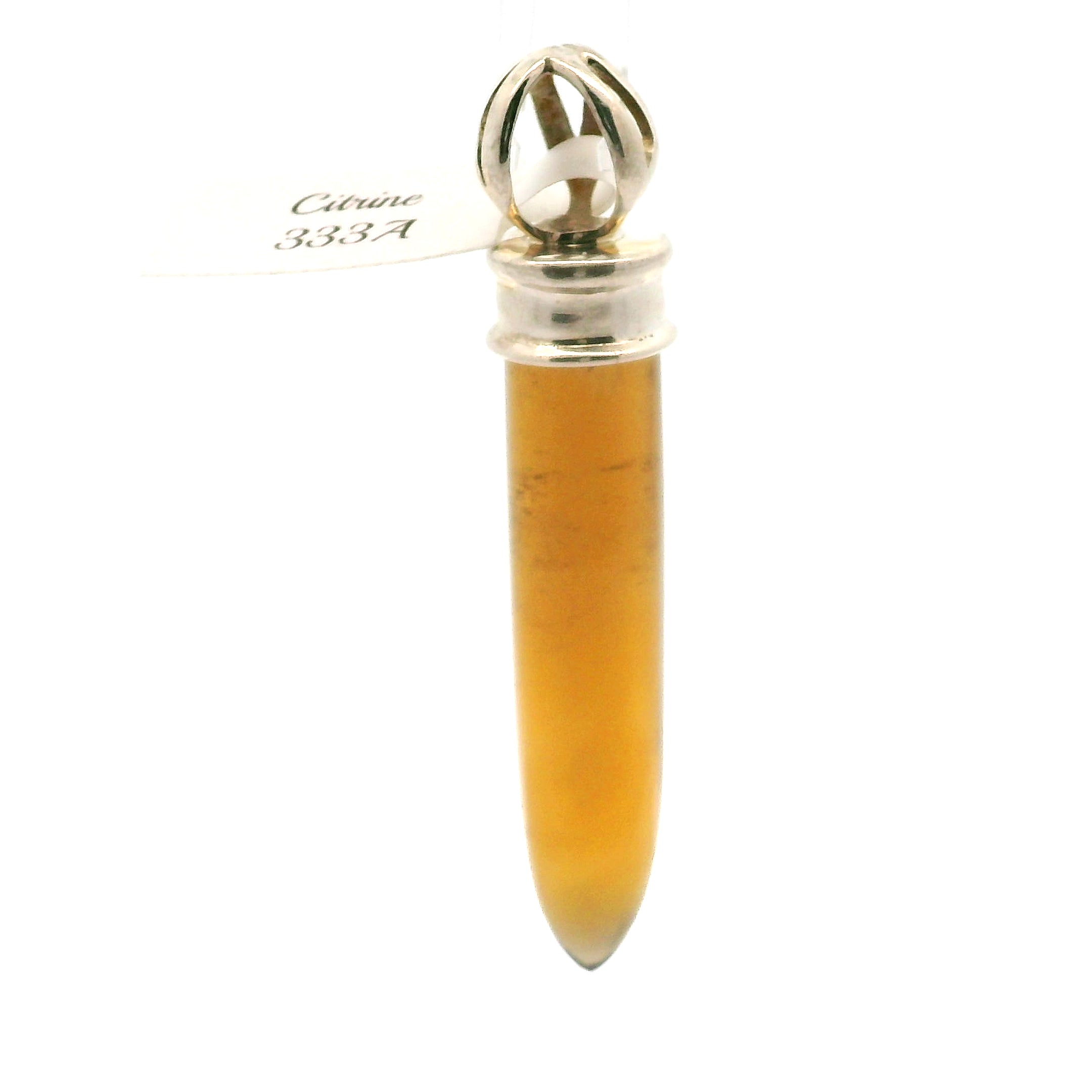 Citrine Wandlet .925 Silver for Prosperity and Fortune