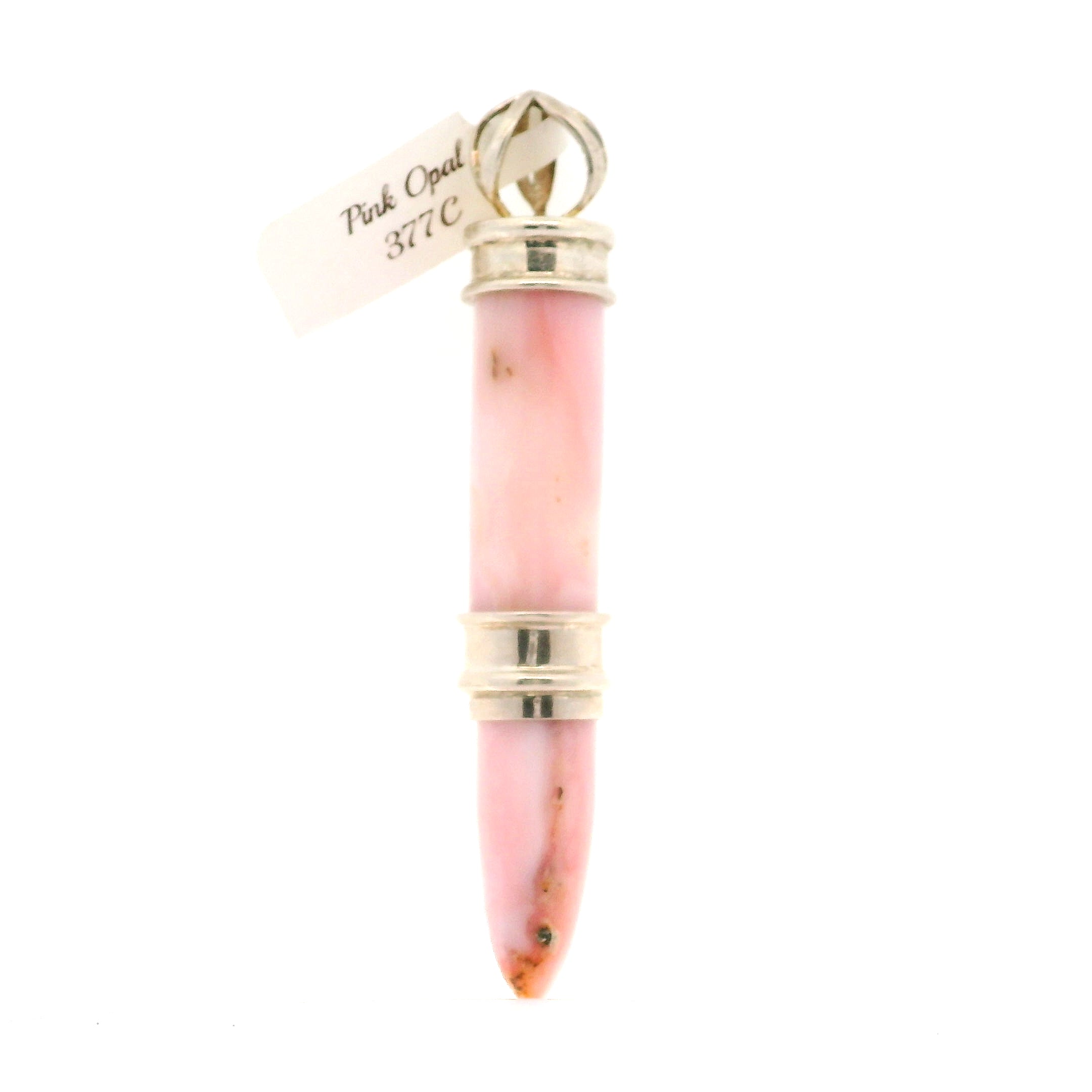 Pink Opal Wandlet .925 Silver for Love, Romance and Peace