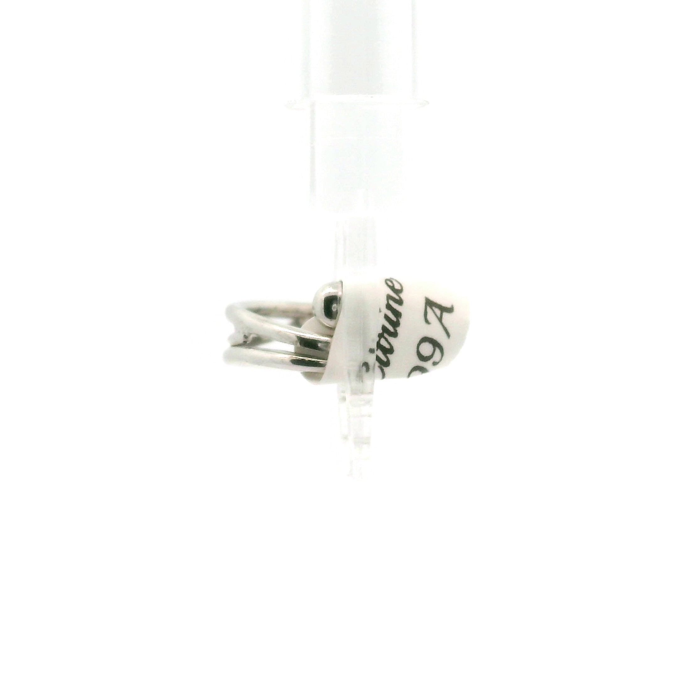 Citrine Midi Cuff Ring .925 Silver for Abundance, Good Luck and Positivity