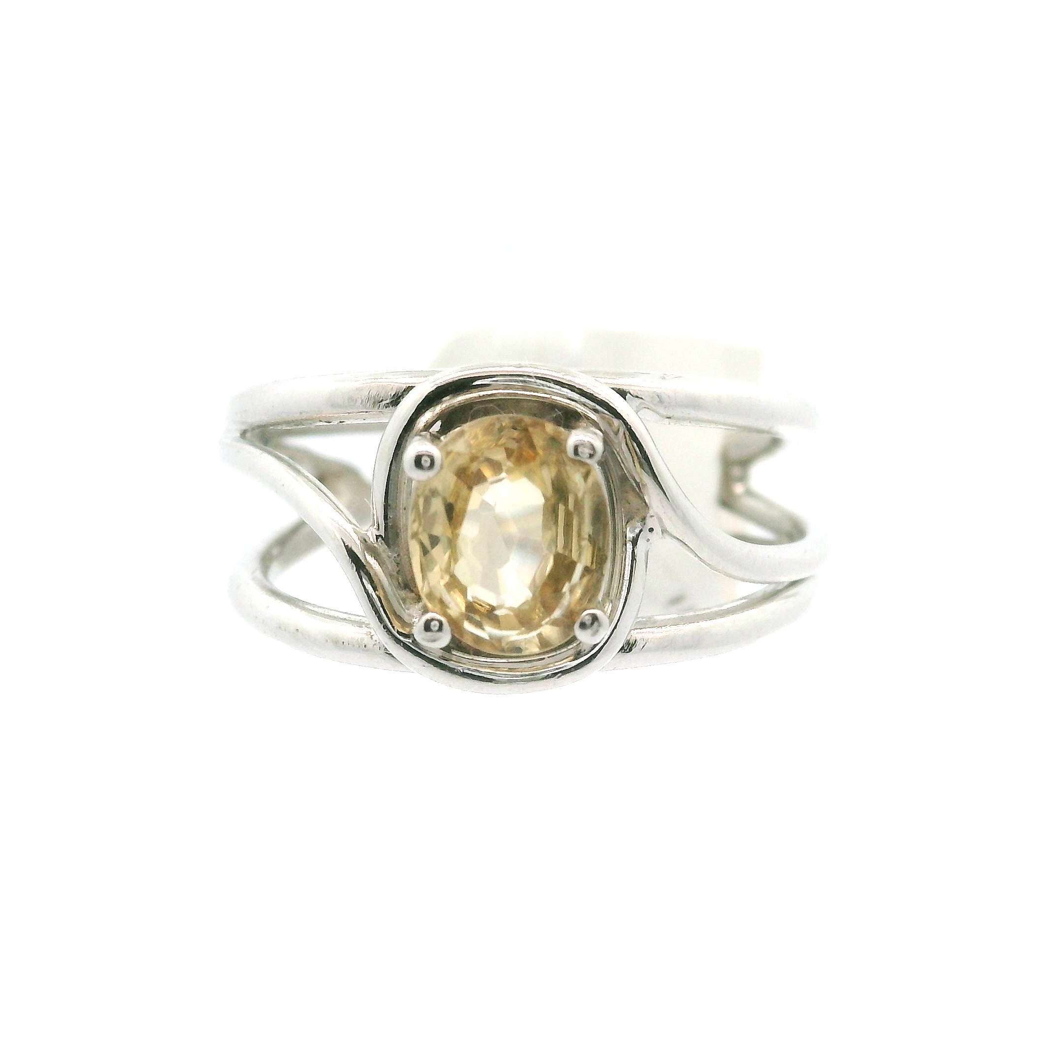 Sinhalite Cuff Ring .925 Silver for Inner Peace, New Ideas & Spiritual Awakening