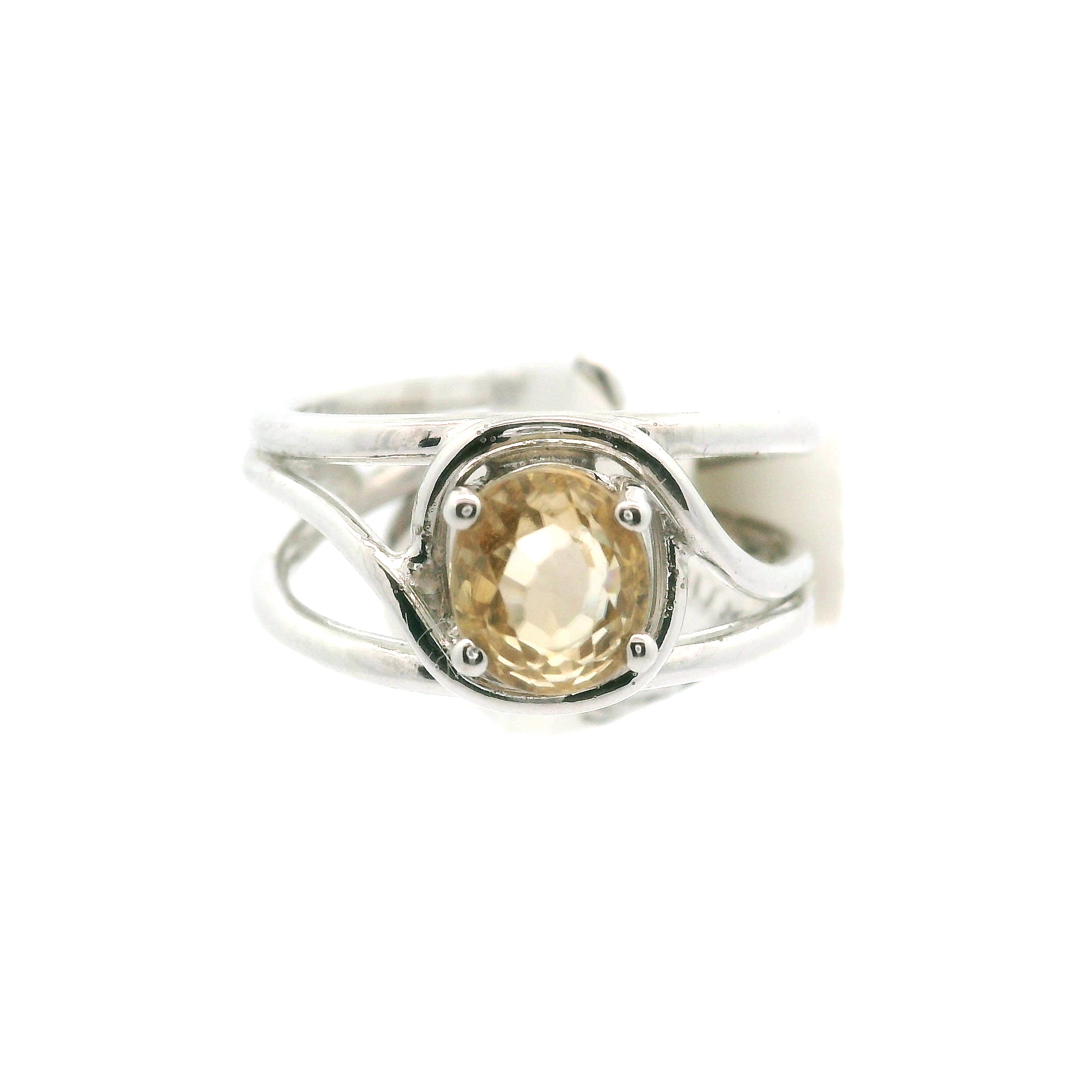 Sinhalite Cuff Ring .925 Silver for Inner Peace, New Ideas & Spiritual Awakening