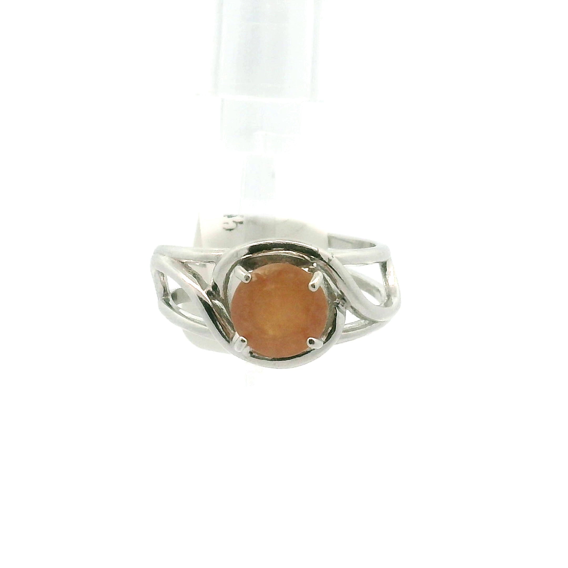 South African Olmite Midi Cuff Ring 925 Silver for Truth and Self-Awareness