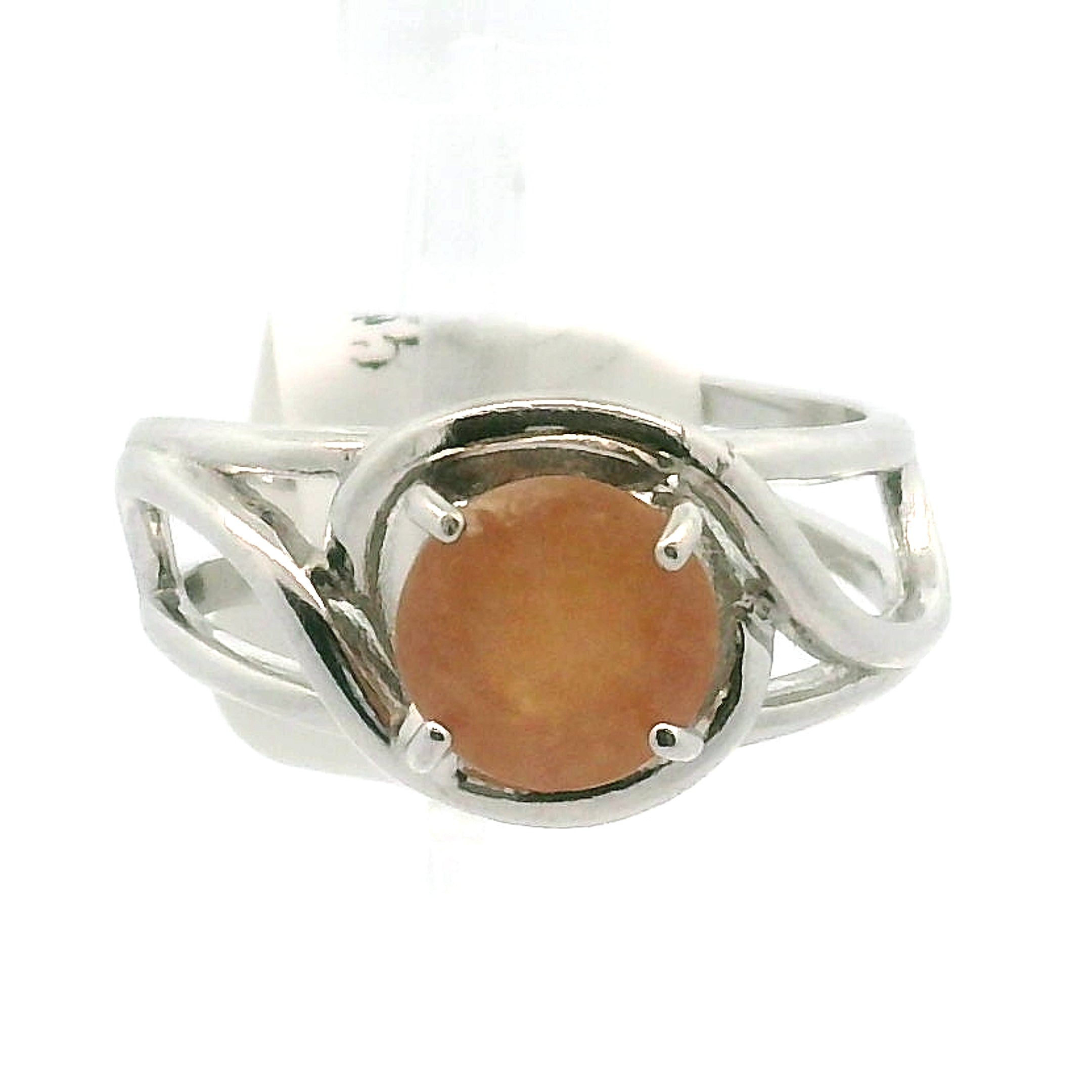 South African Olmite Midi Cuff Ring 925 Silver for Truth and Self-Awareness
