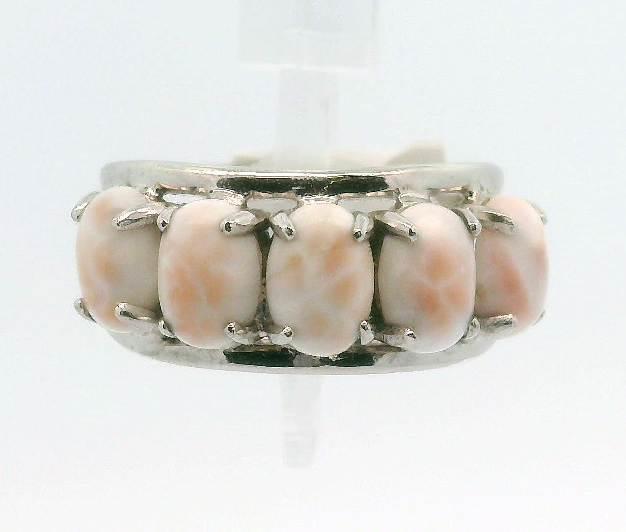 Multi Stone Oval Cut Stacker Cuff Ring .925 Silver for Healing, Intention Setting and Manifesting your Desires