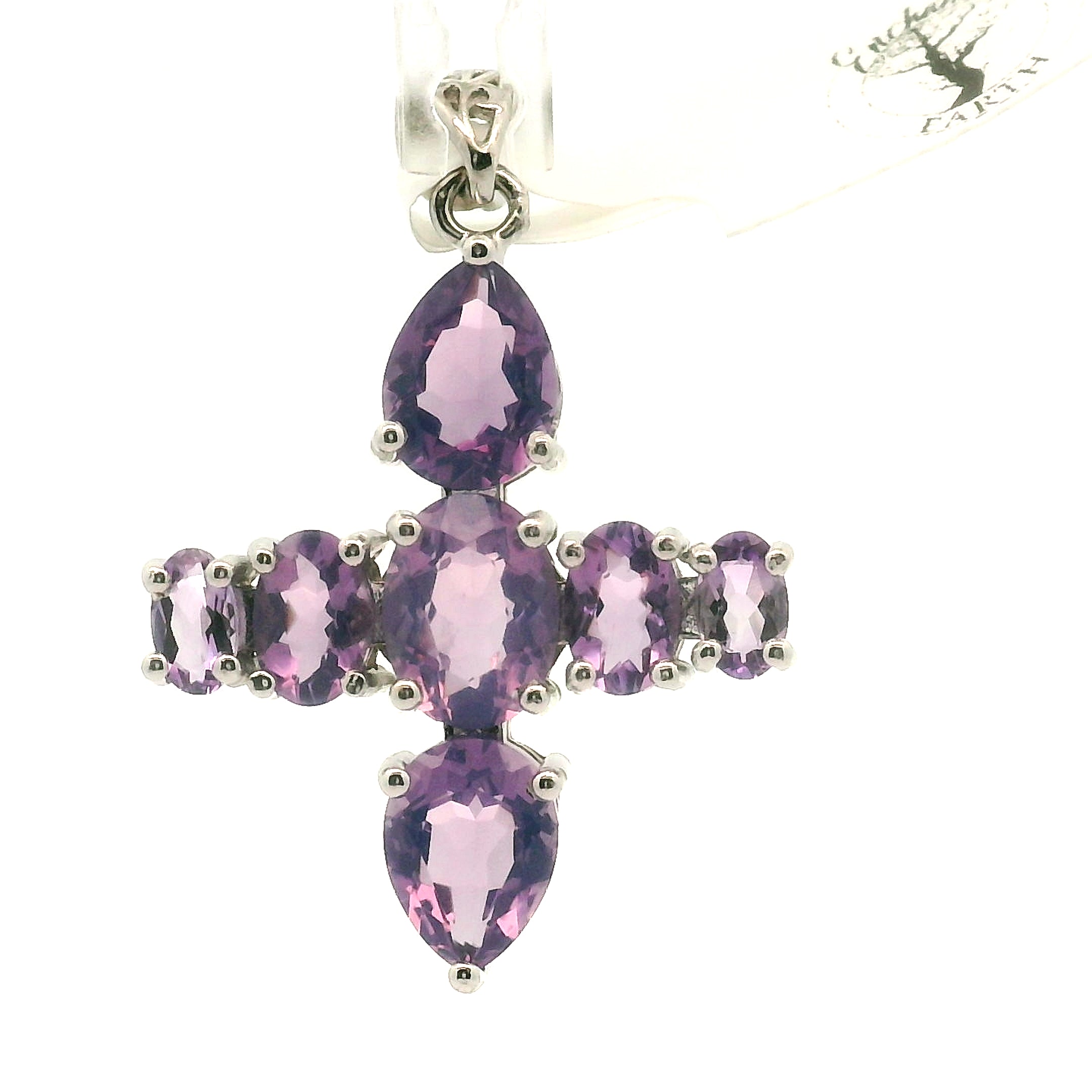 Cross Pendant .925 Silver for Healing, Intention Setting and Manifesting your Desires