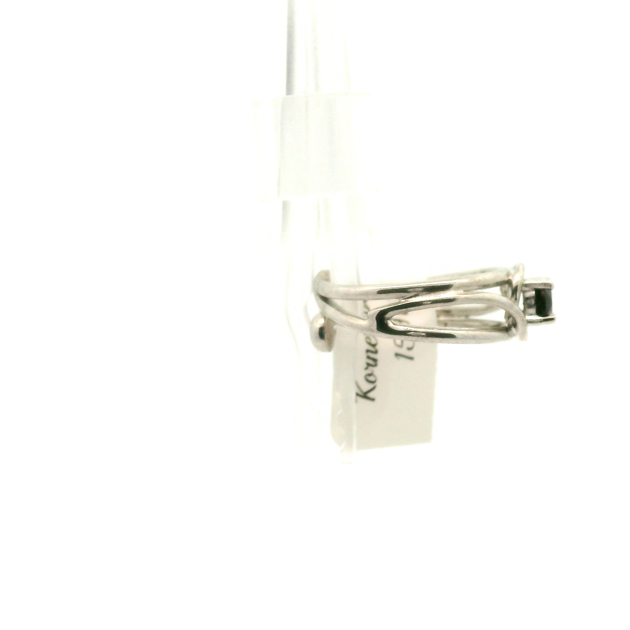 Kornerupine Midi Cuff Ring .925 Silver for Protection