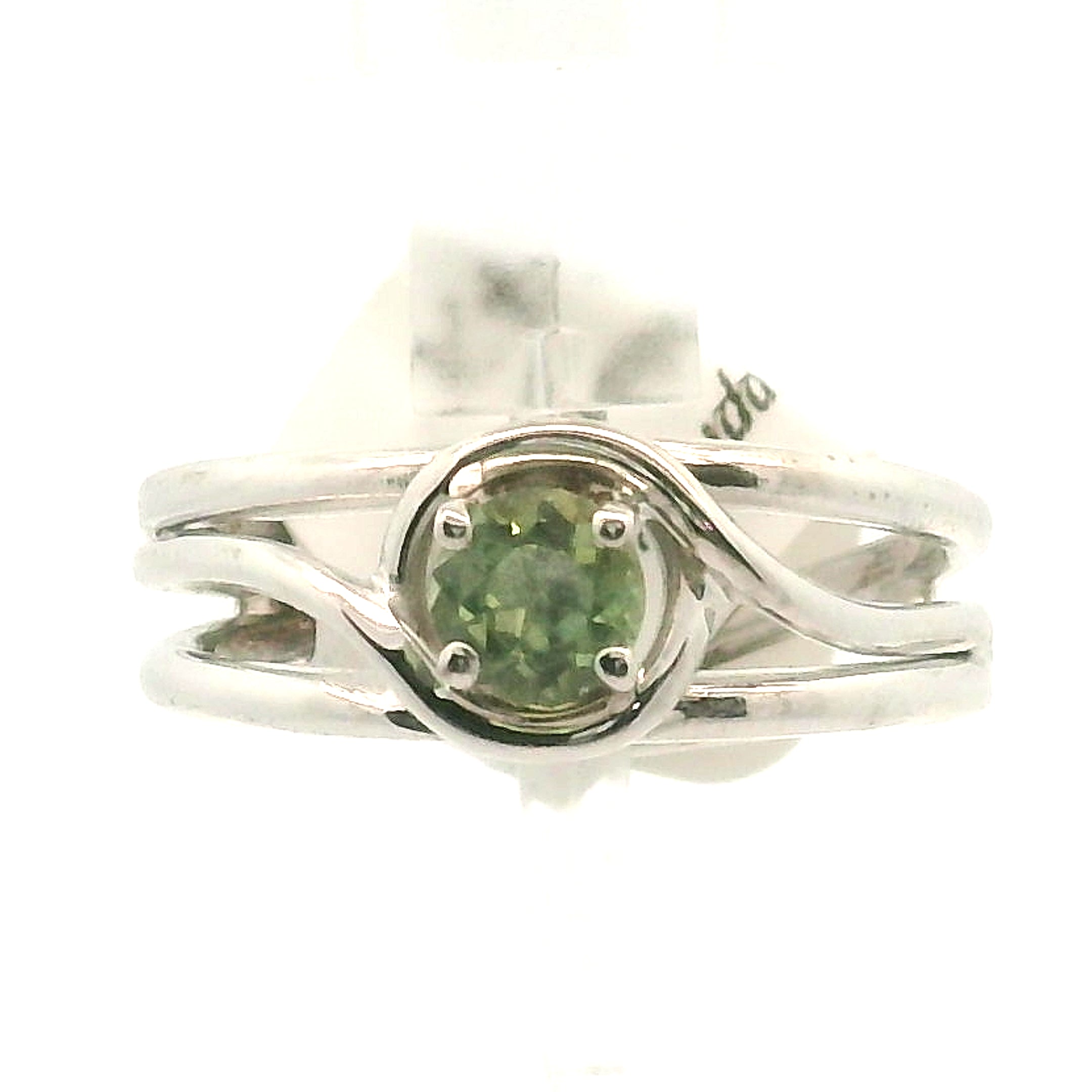 Montana Sapphire Midi Cuff Ring .925 Sterling Silver for Dream-work and Self-Discipline