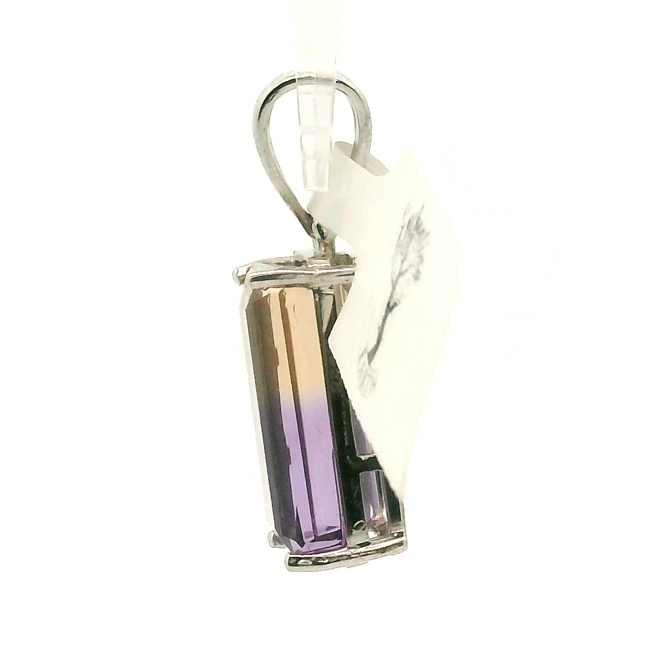 Ametrine Pendant .925 Silver for Empowerment & Harmony