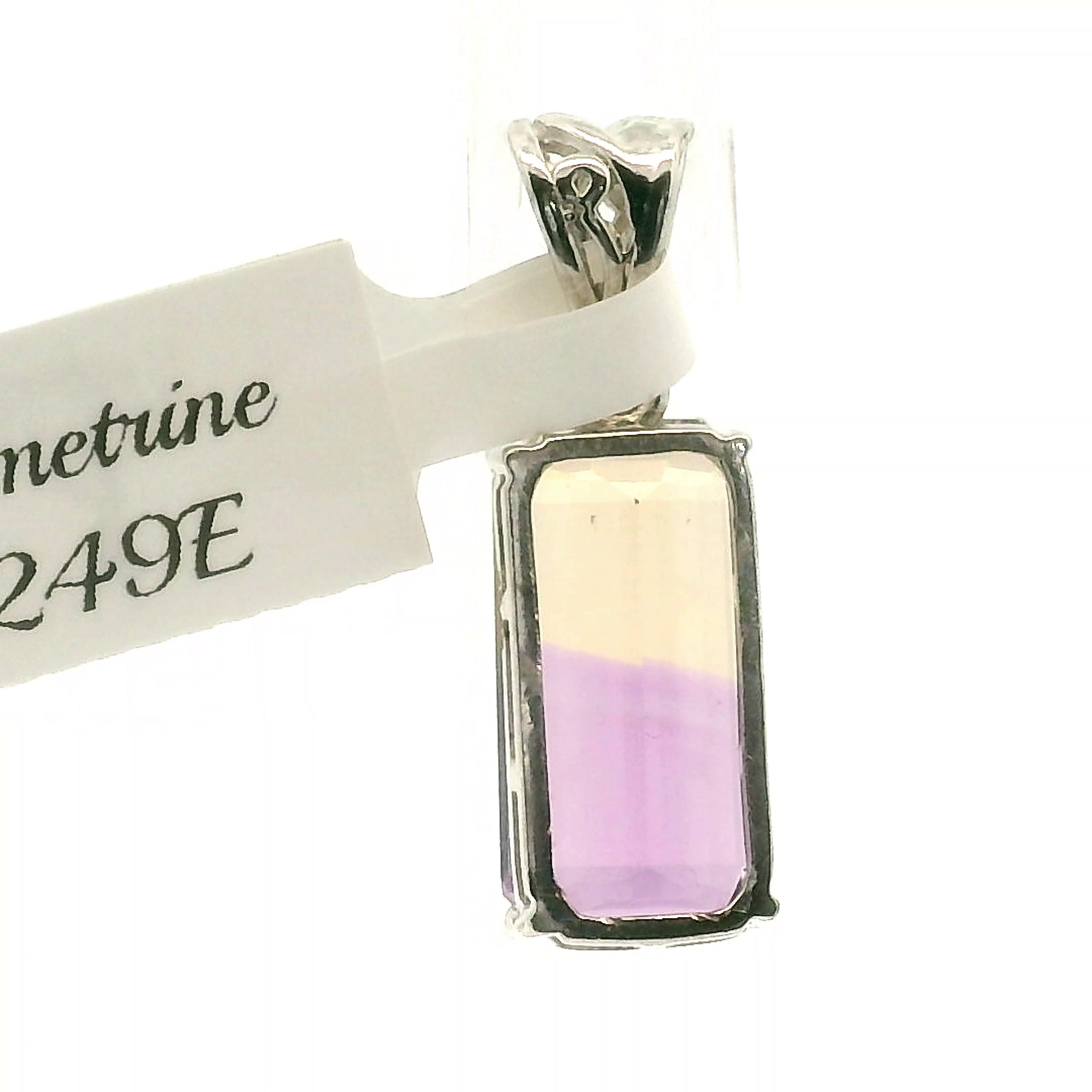 Ametrine Pendant .925 Silver for Empowerment & Harmony
