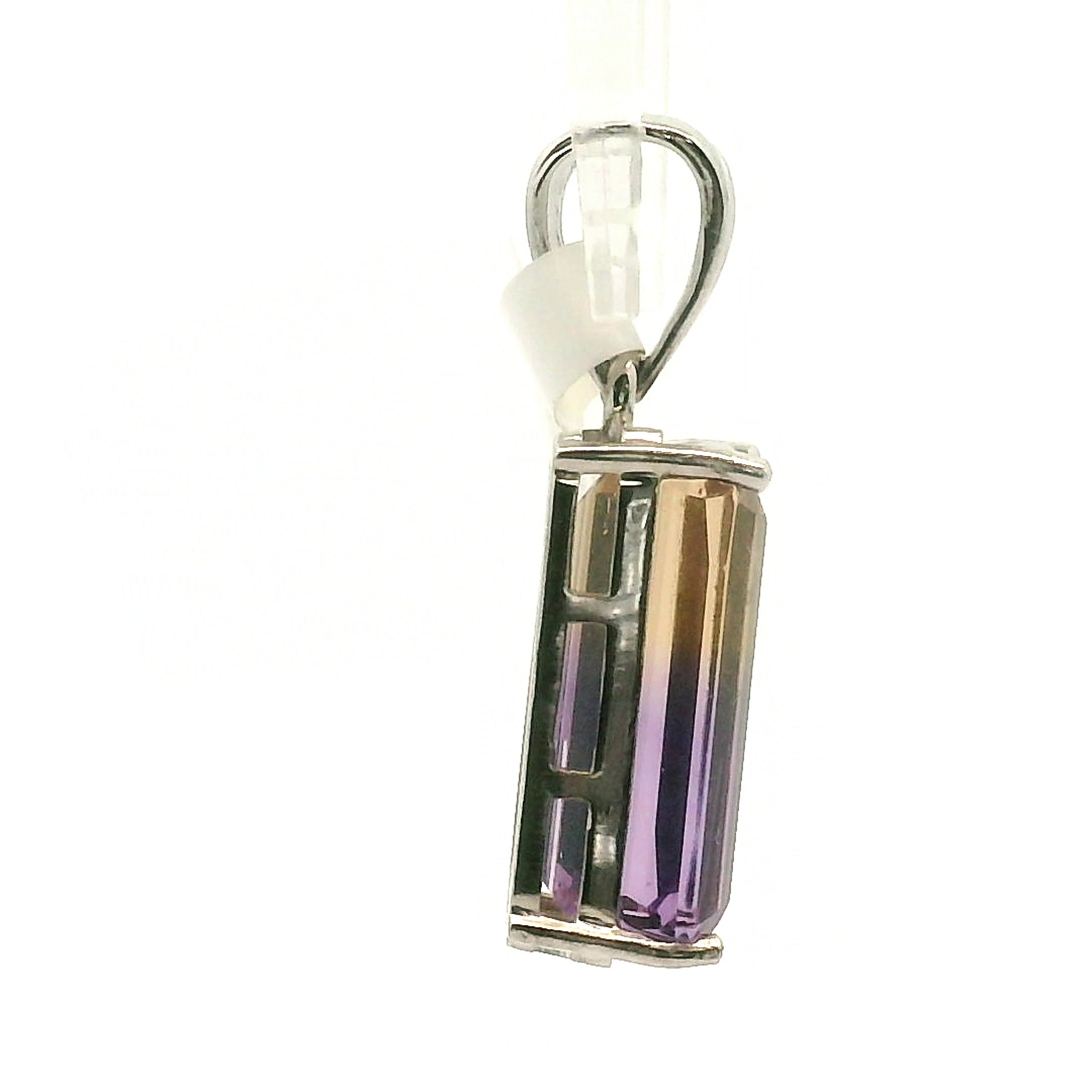 Ametrine Pendant .925 Silver for Empowerment & Harmony