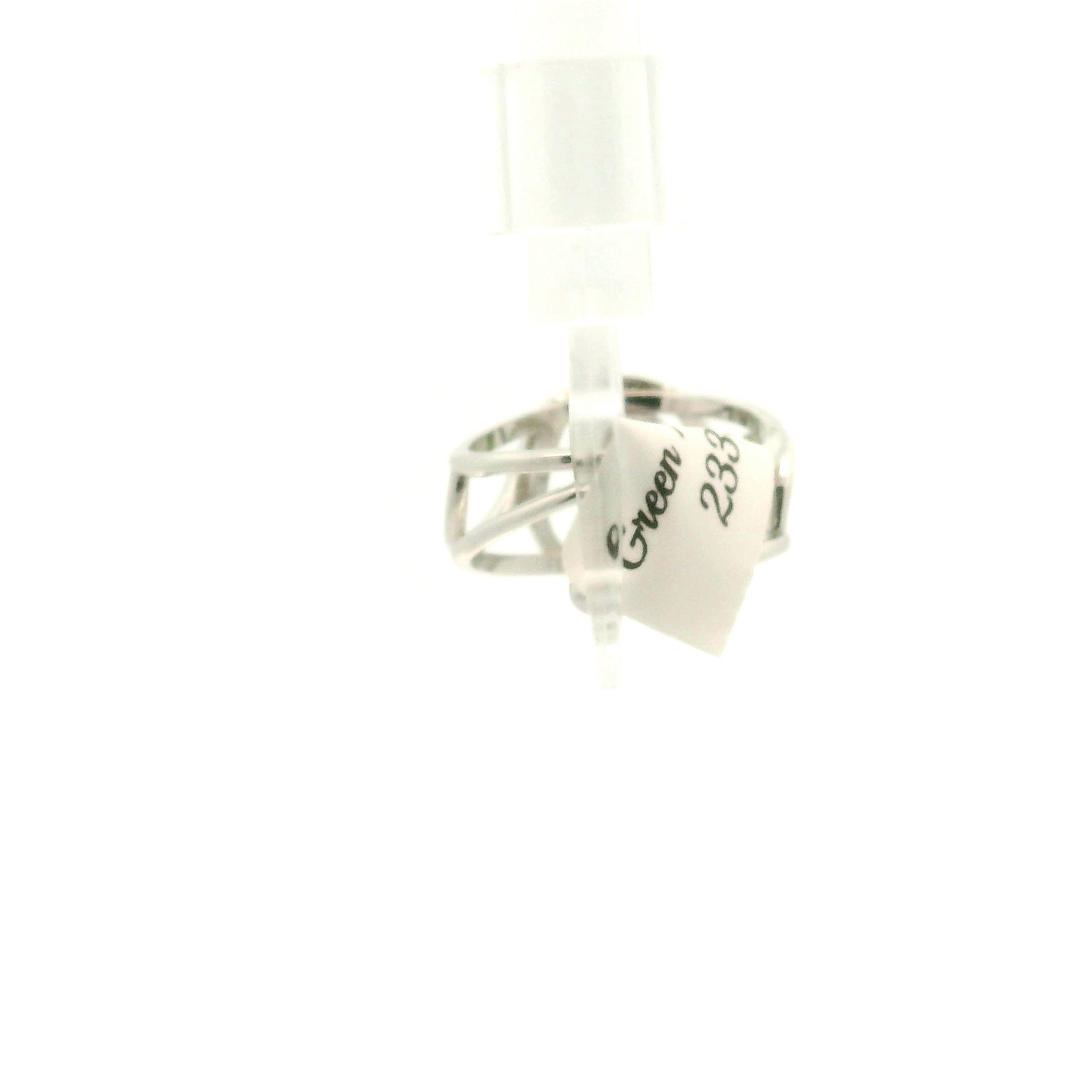 Kenya Green Apatite Midi Cuff Ring .925 Silver for Self-love and Forgiveness
