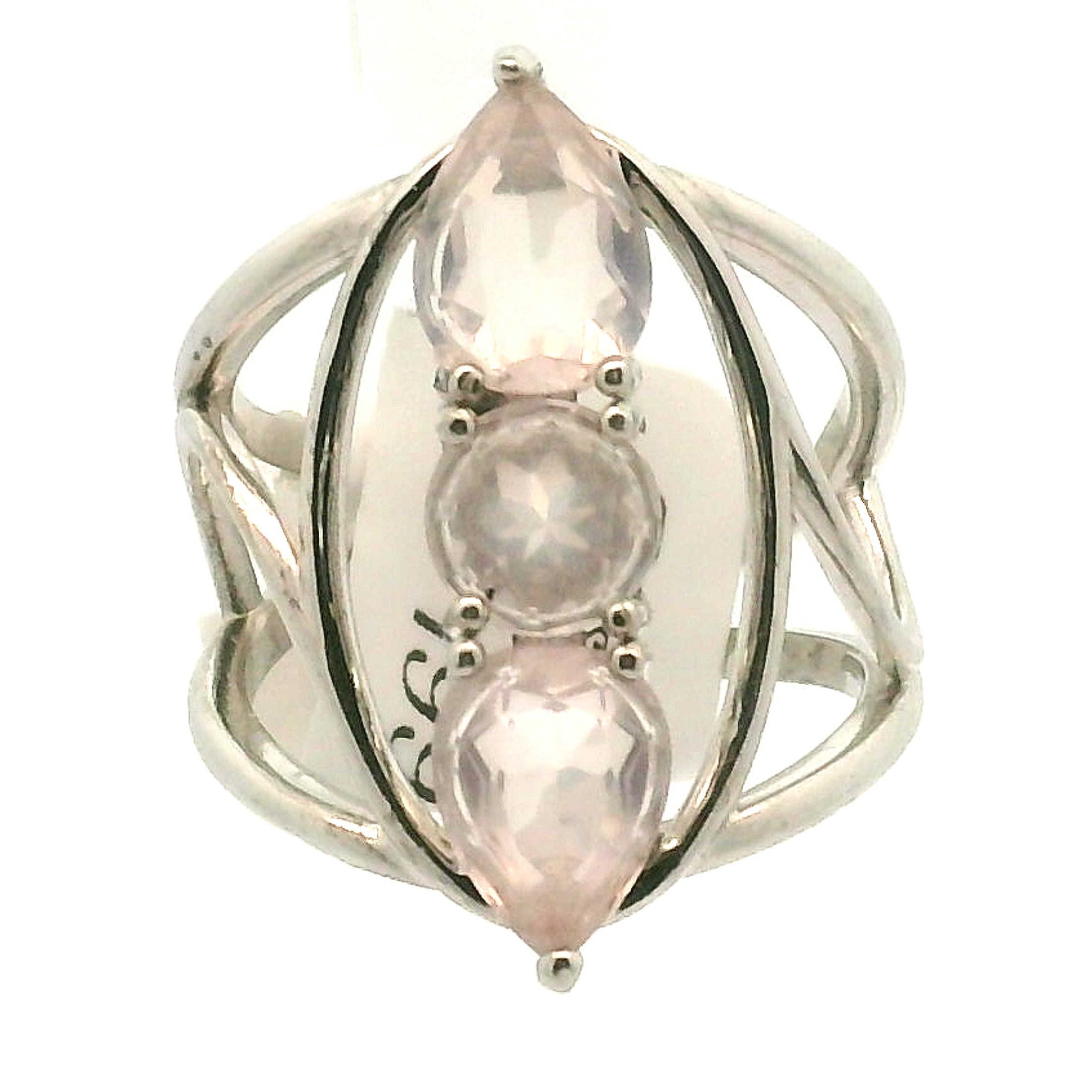 Wand Cuff Ring .925 Silver for Higher Levels of Awareness, Peaceful Communication and Clarity