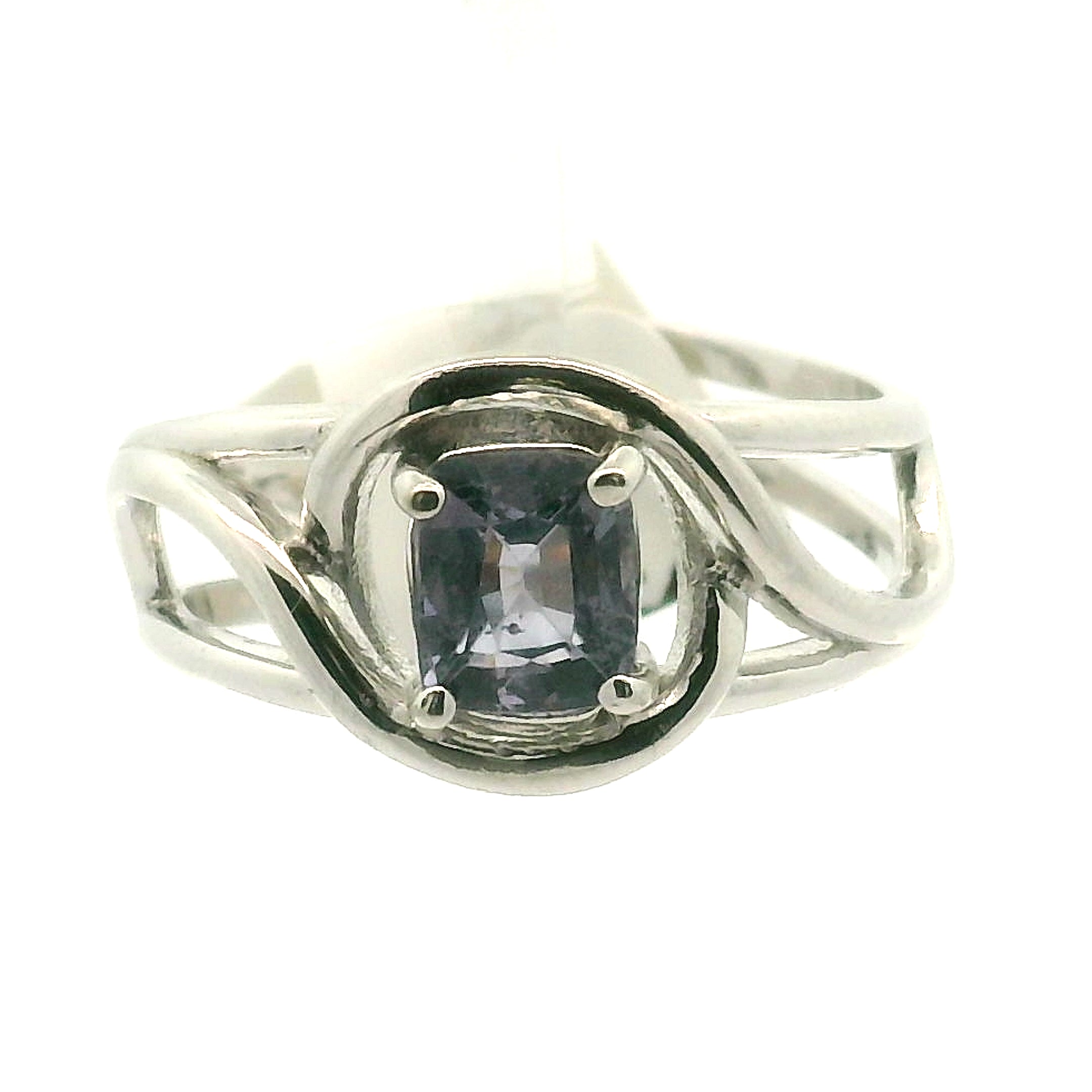 Spinel Cuff Ring .925 Silver for Emotional Healing, Love, Loyalty & Motivation