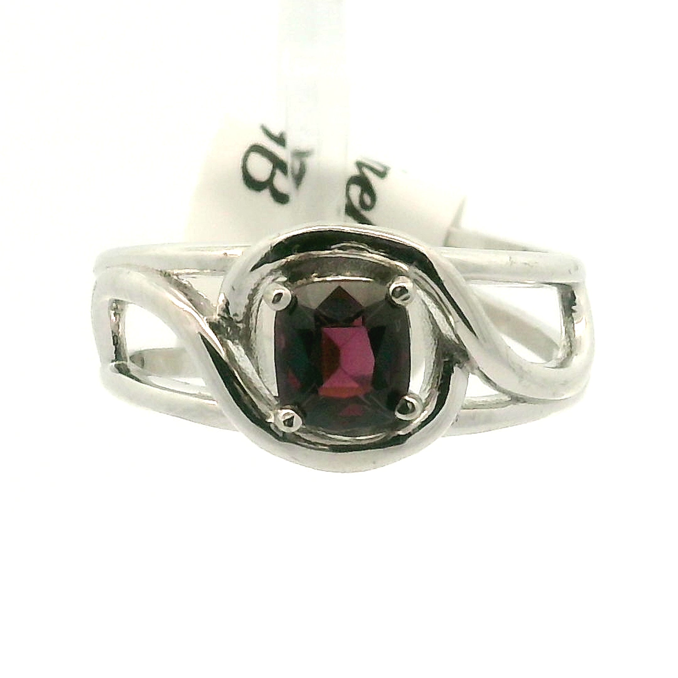 Spinel Cuff Ring .925 Silver for Emotional Healing, Love, Loyalty & Motivation