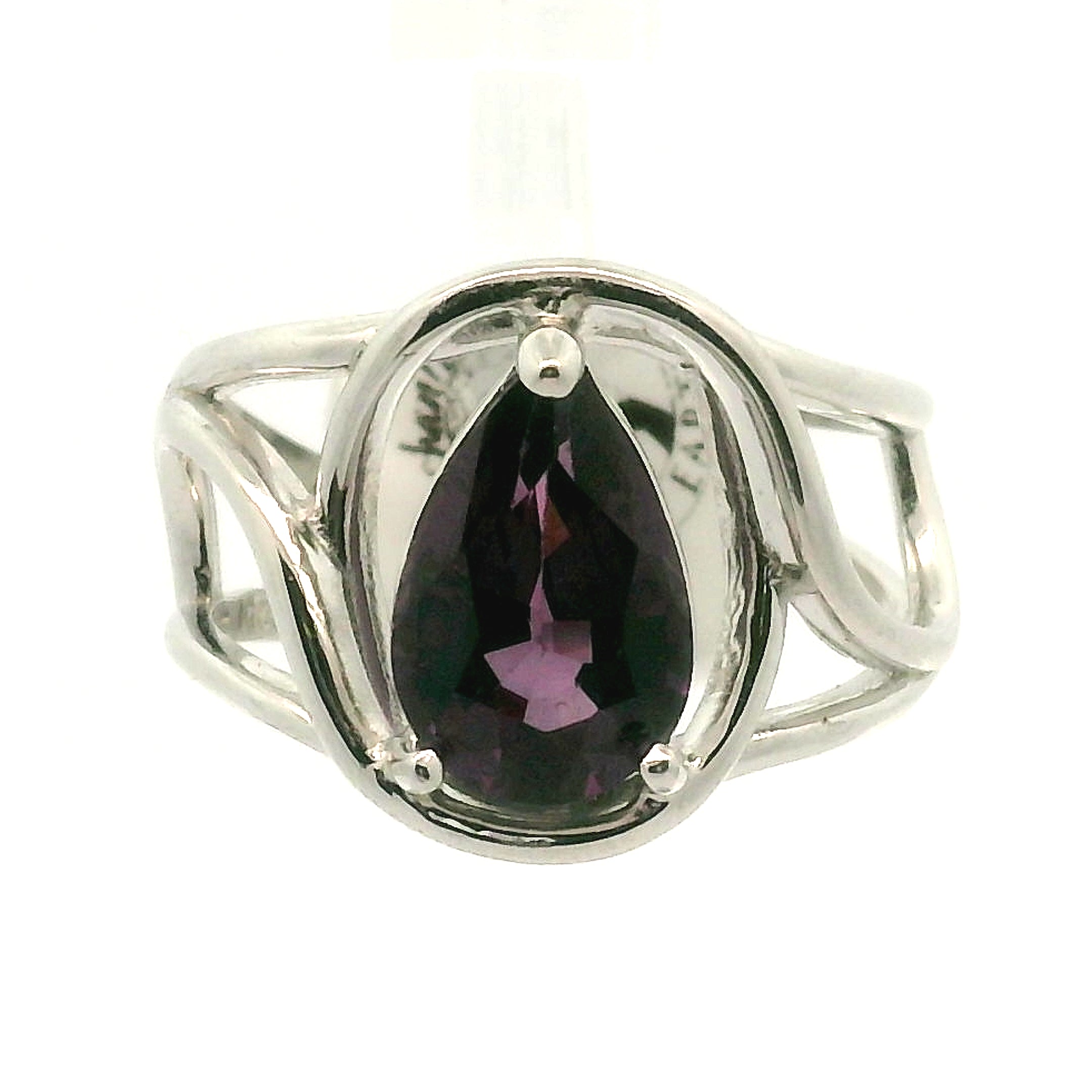 Spinel Cuff Ring .925 Silver for Emotional Healing, Love, Loyalty & Motivation