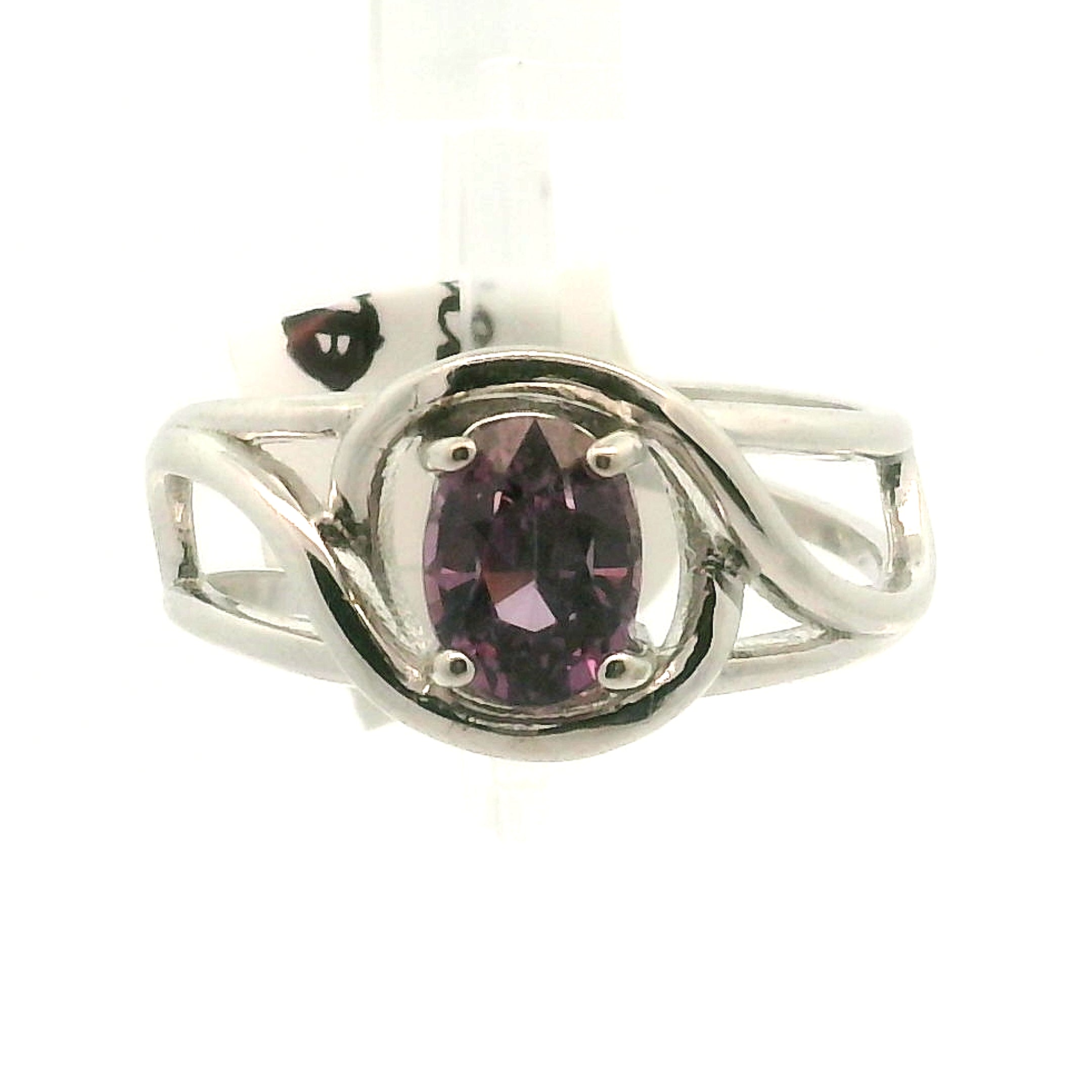 Spinel Cuff Ring .925 Silver for Emotional Healing, Love, Loyalty & Motivation
