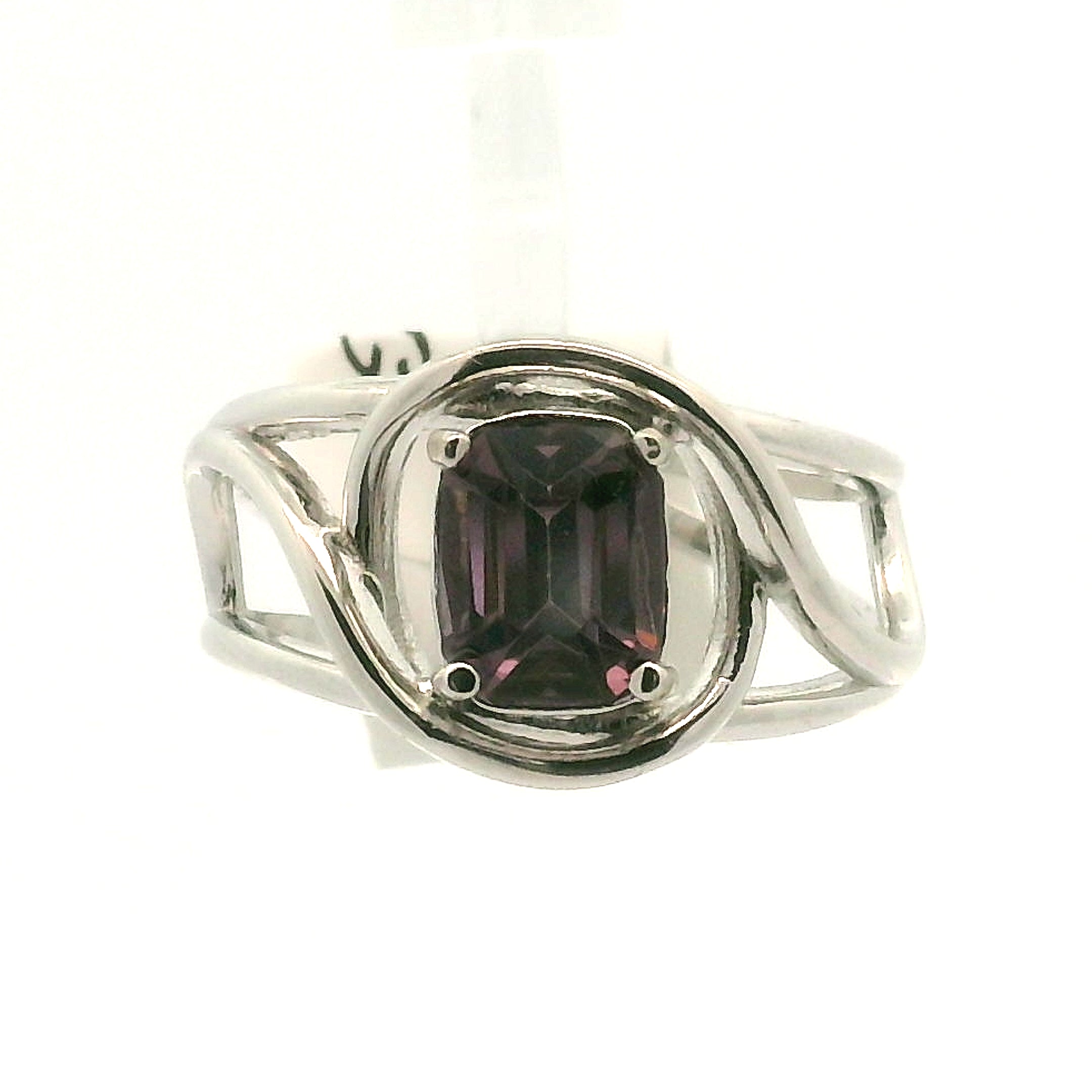 Spinel Cuff Ring .925 Silver for Emotional Healing, Love, Loyalty & Motivation
