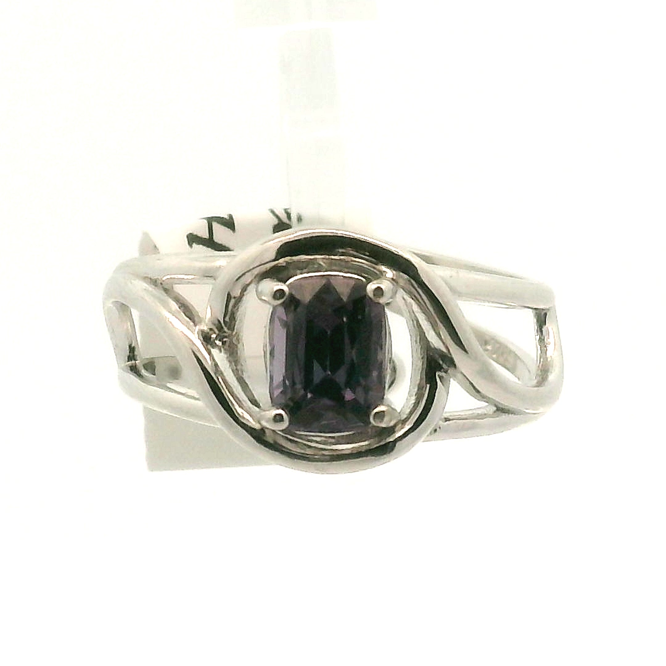 Spinel Cuff Ring .925 Silver for Emotional Healing, Love, Loyalty & Motivation