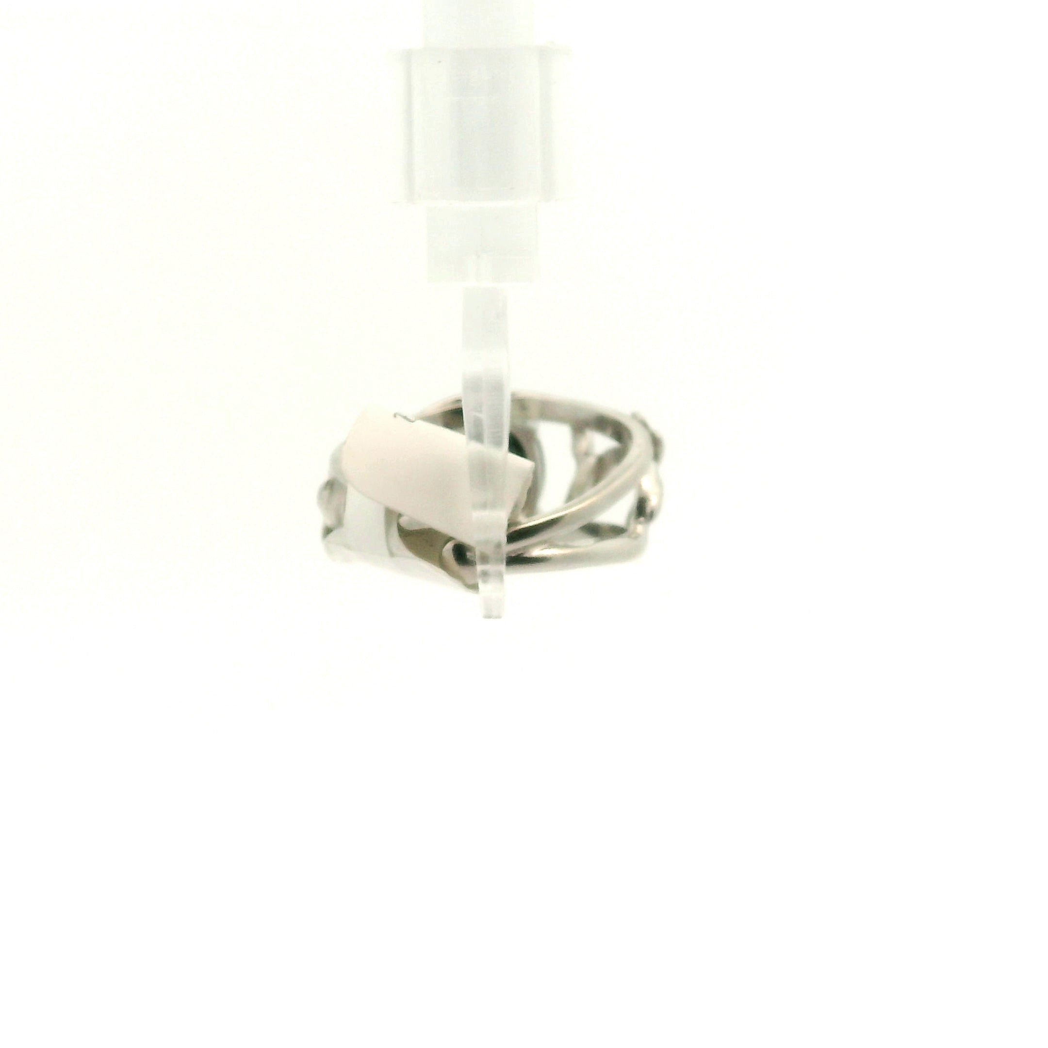 Black Spinel Dragonfly Cuff Ring .925 Silver for Empowerment, Grounding and Protection