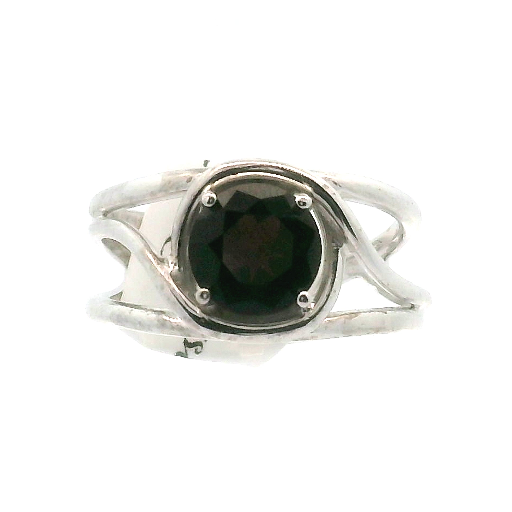Red Amethyst Midi Cuff Ring .925 Silver for Empowerment