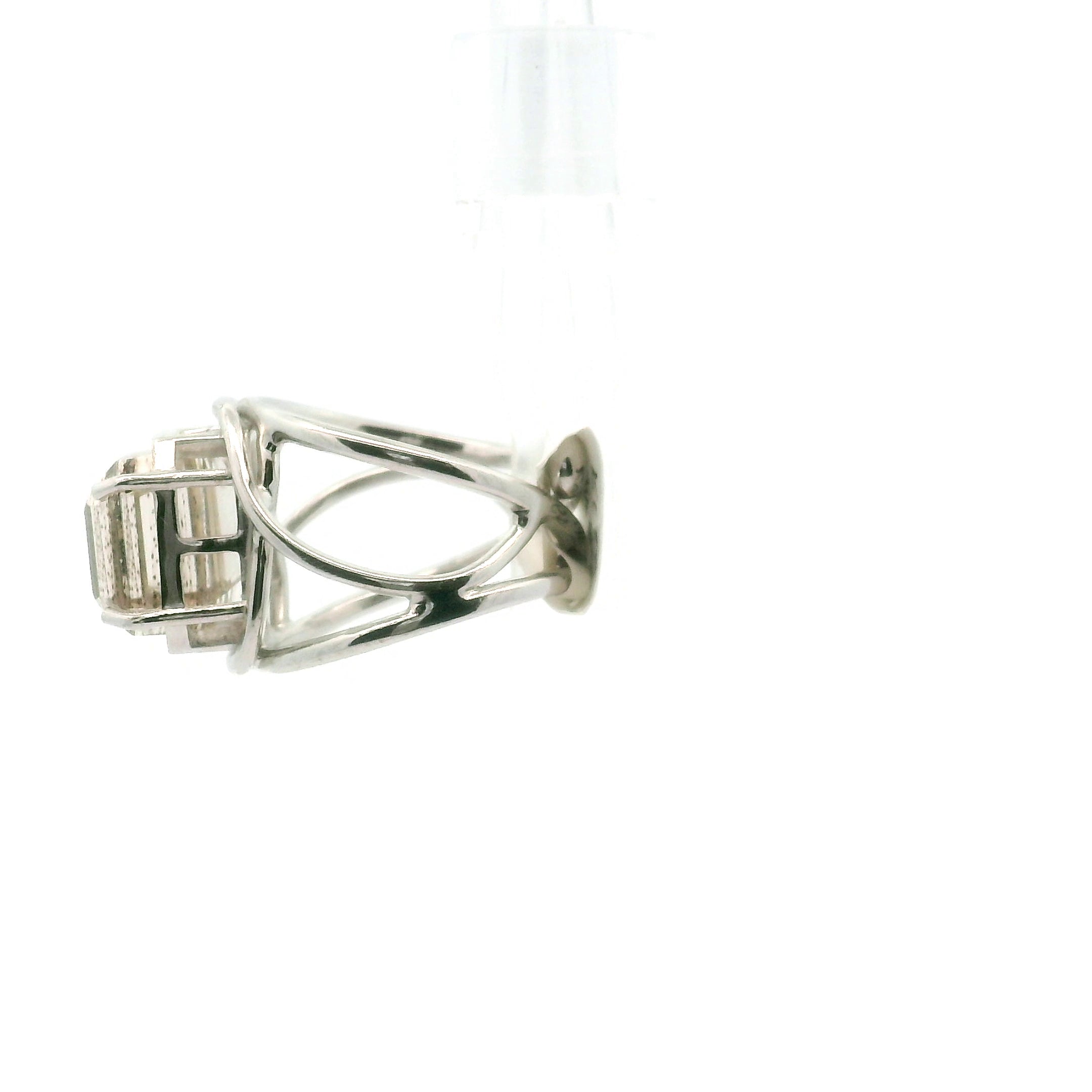 Rainbow Scapolite Midi Cuff Ring .925 Silver for Enhancing Communication with Guides, Insight & Memory
