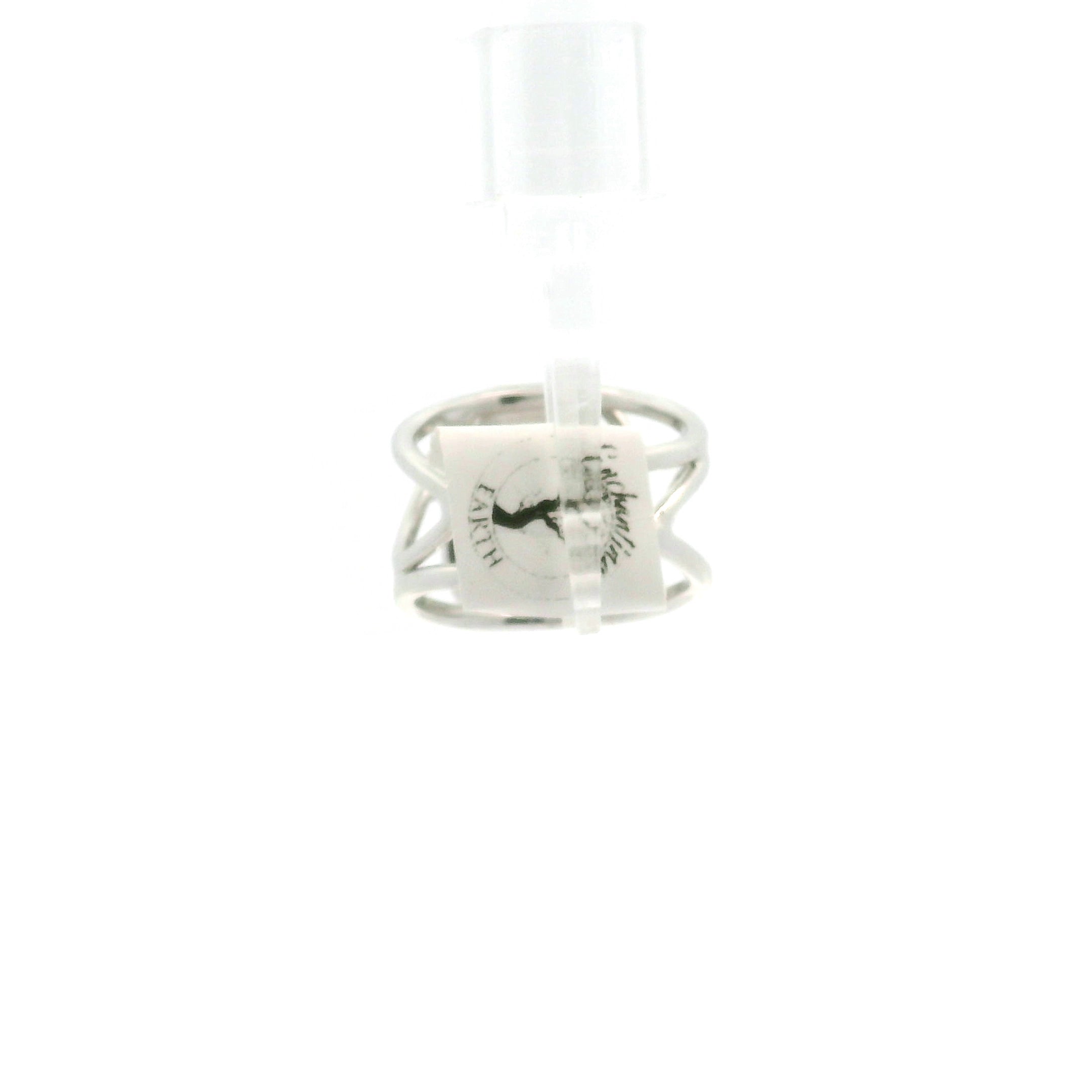 Rainbow Scapolite Midi Cuff Ring .925 Silver for Enhancing Communication with Guides, Insight & Memory