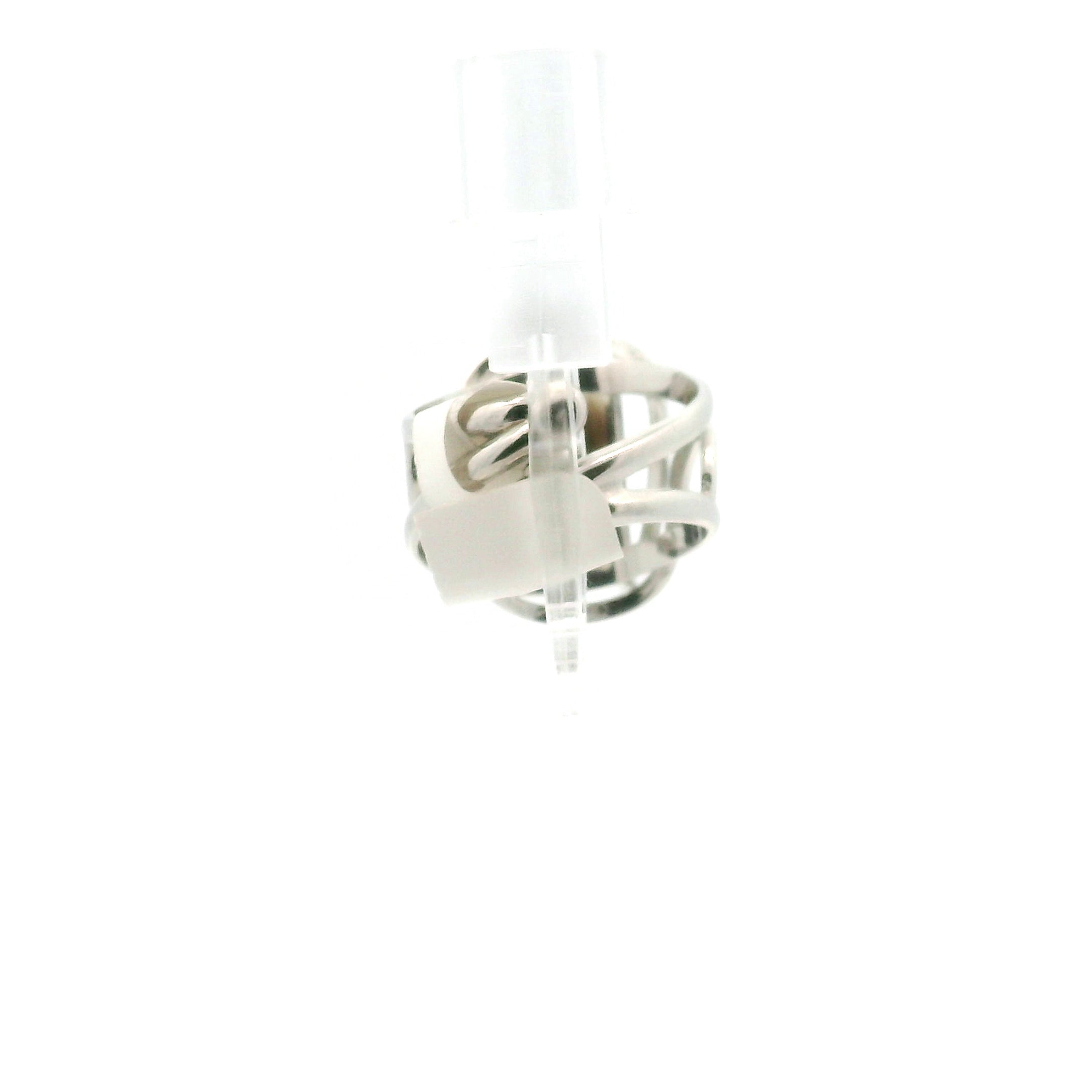 Dark Rainbow Scapolite Midi Cuff Ring .925 Silver for Enhancing Communication with Guides, Insight & Memory