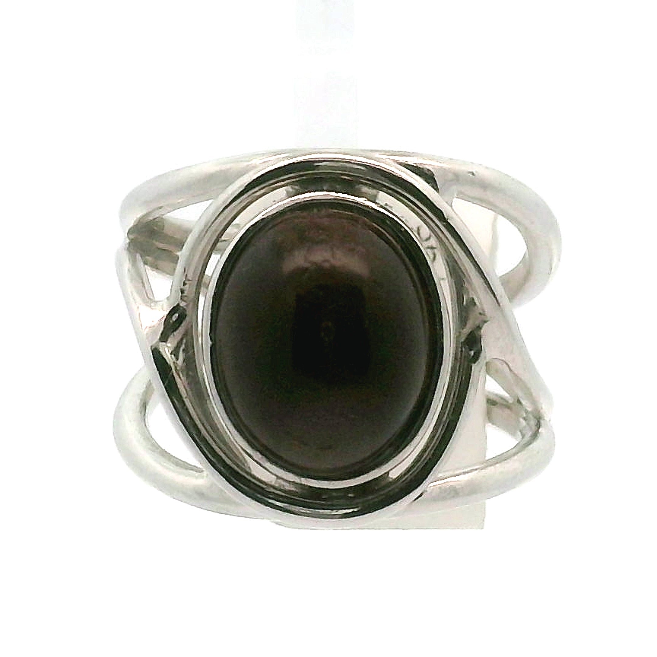 Cat's Eye Scapolite Midi Cuff Ring .925 Silver for Enhancing Communication with Guides, Insight & Memory