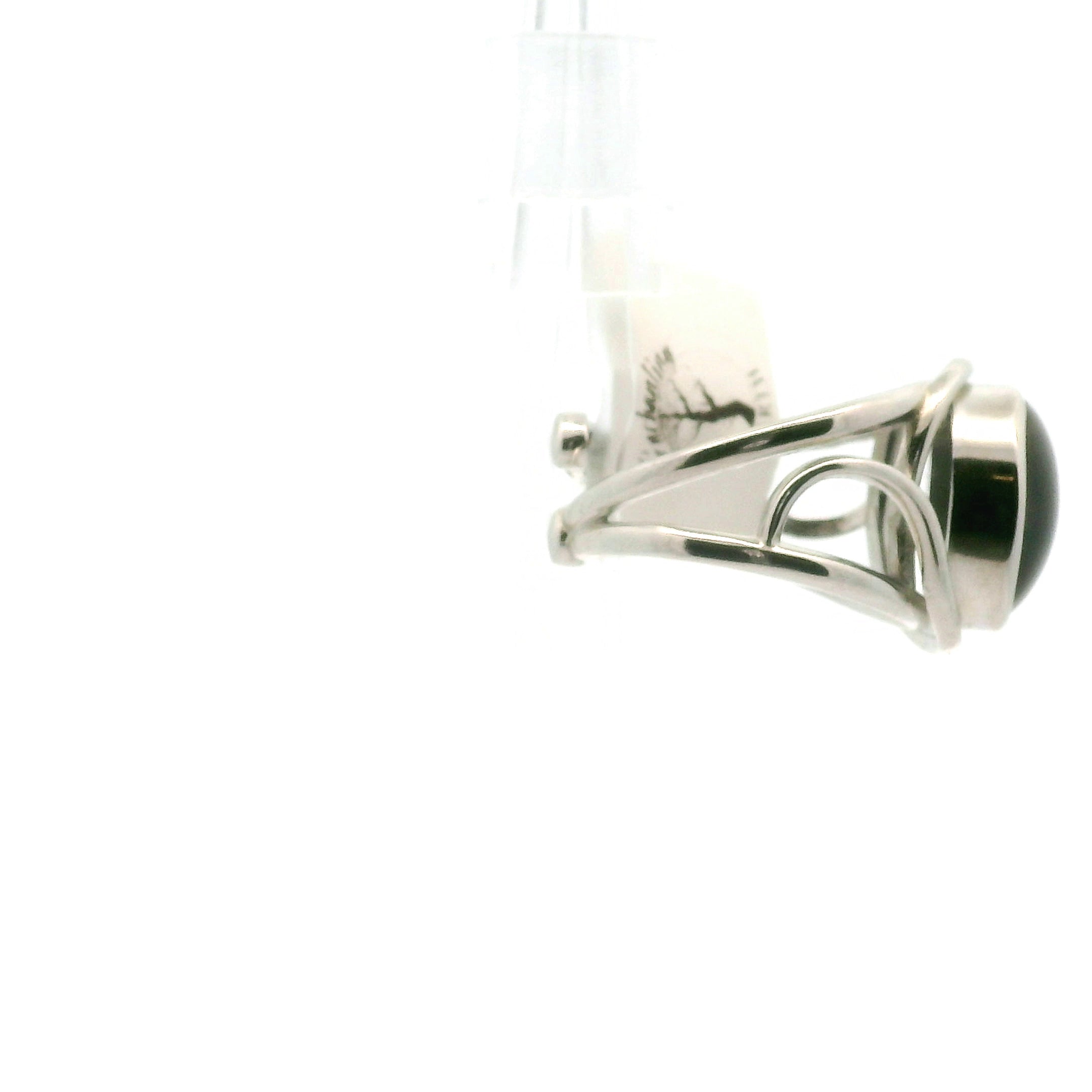 Cat's Eye Scapolite Cuff Ring .925 Silver for Enhancing Communication with Guides, Insight & Memory