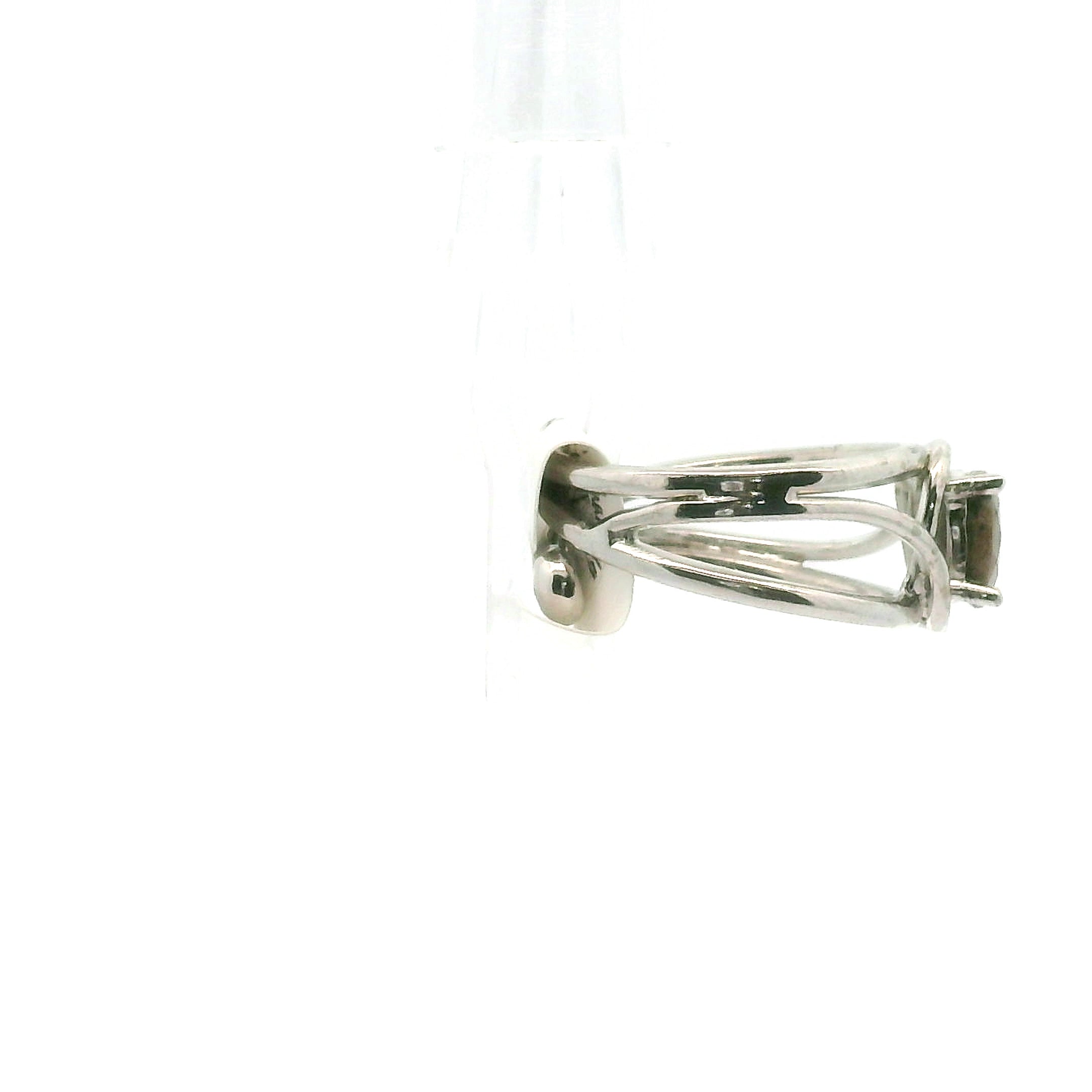 Que Sera (LLanite) Faceted Midi Cuff Ring .925 Silver for Inner Wisdom and Catalyzing Change