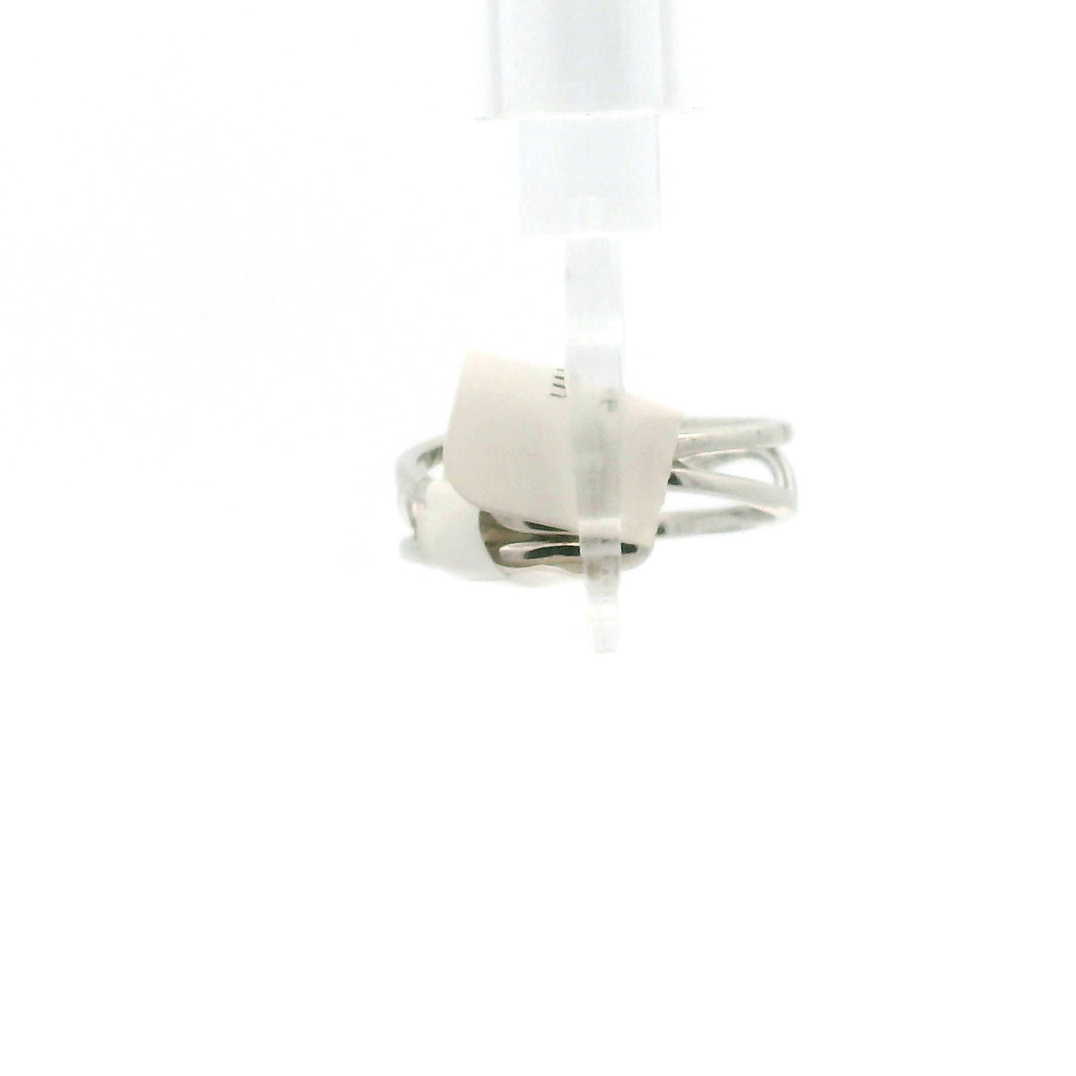 Mini Moissanite Coffin Midi Finger Cuff Adjustable Ring .925 Silver for Enlightenment, Inner Peace & Spiritual Transformation